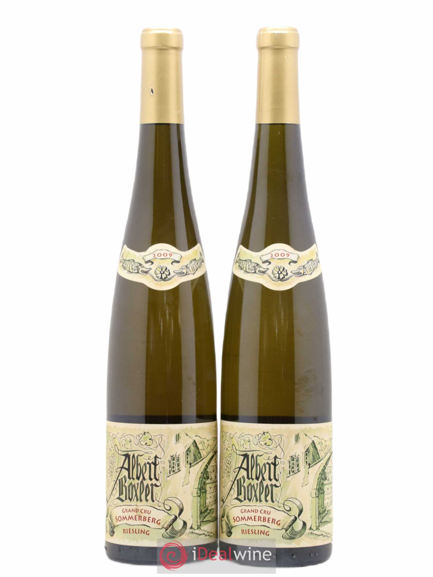 Alsace Riesling Grand Cru Sommerberg D Albert Boxler 2009 - Lot de 2 bouteilles - 0