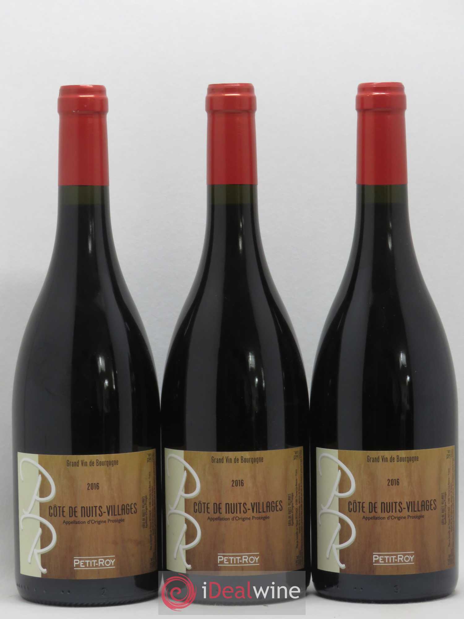 Côte de Nuits-Villages Domaine Petit Roy 2016 - Lot de 3 bouteilles - 0