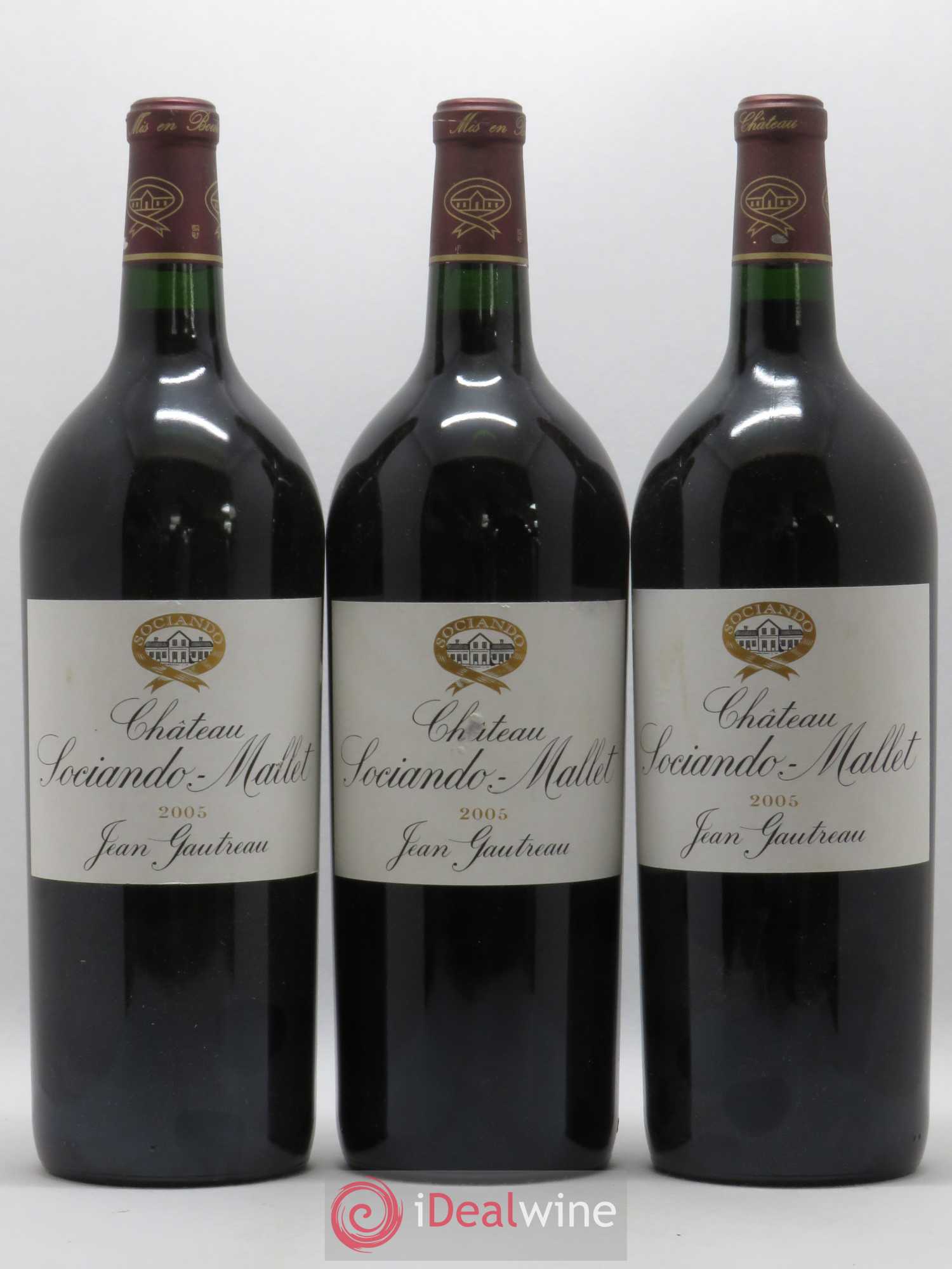Château Sociando Mallet 2005 - Lot de 6 magnums - 1