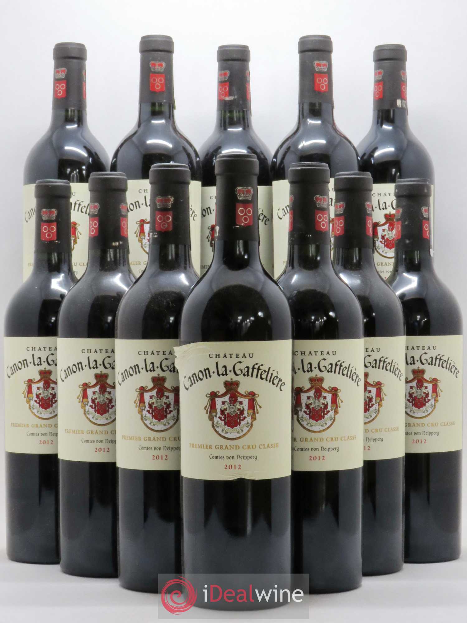 Château Canon la Gaffelière 1er Grand Cru Classé B 2012 - Lot de 12 bouteilles - 0