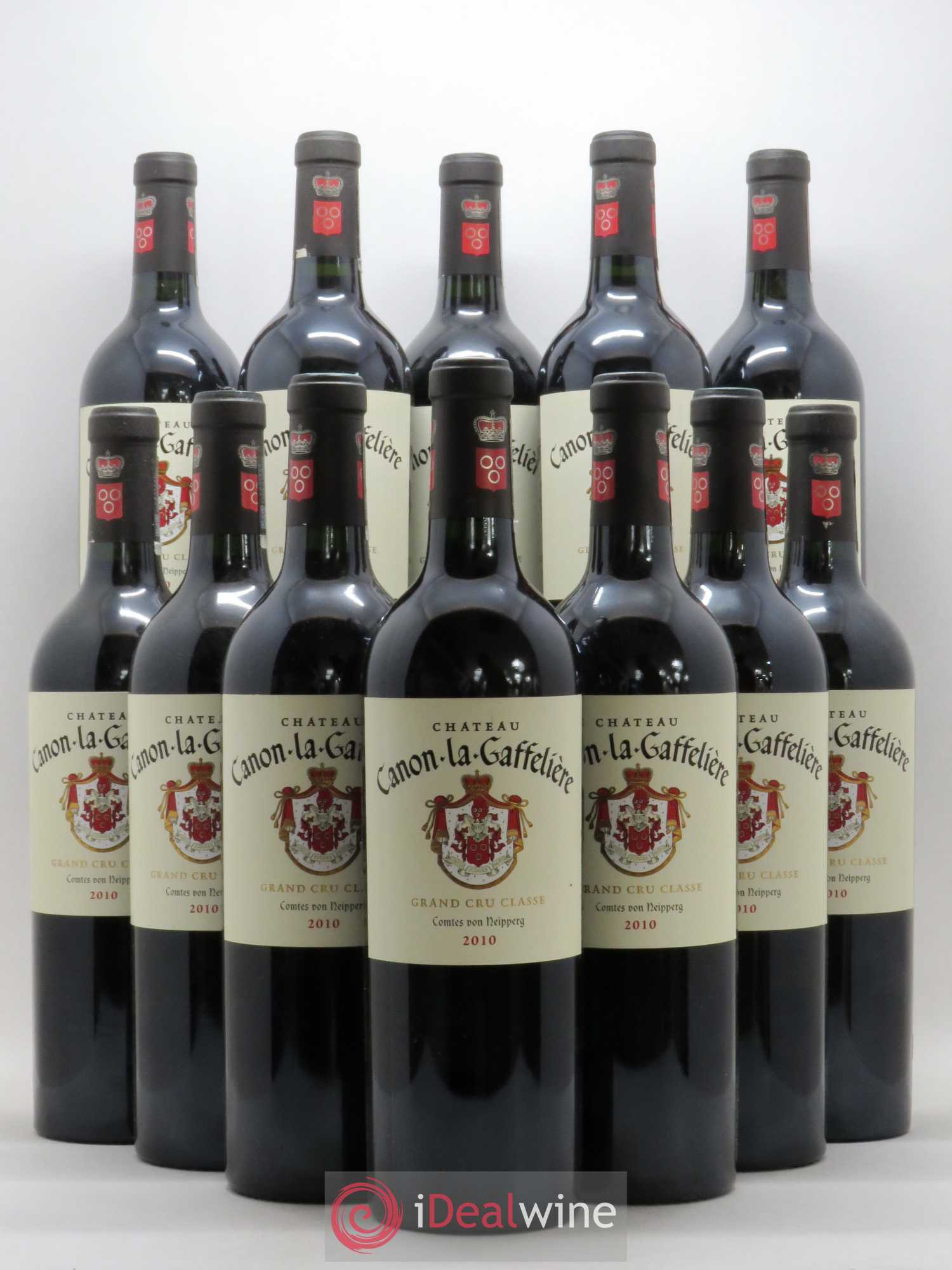 Château Canon la Gaffelière 1er Grand Cru Classé B 2010 - Lot de 12 bouteilles - 0