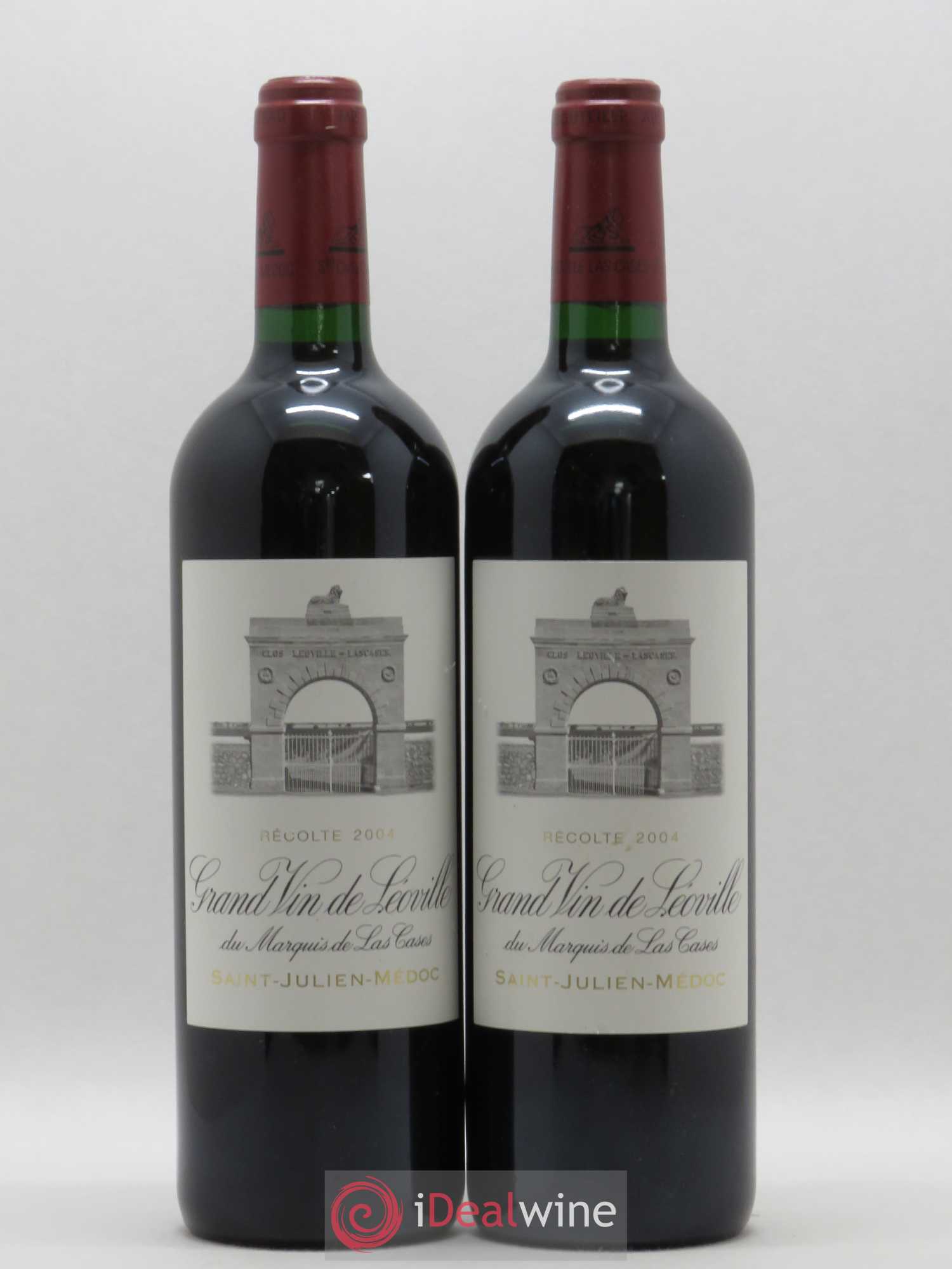 Château Léoville Las Cases 2ème Grand Cru Classé 2004 - Lot de 2 bouteilles - 0