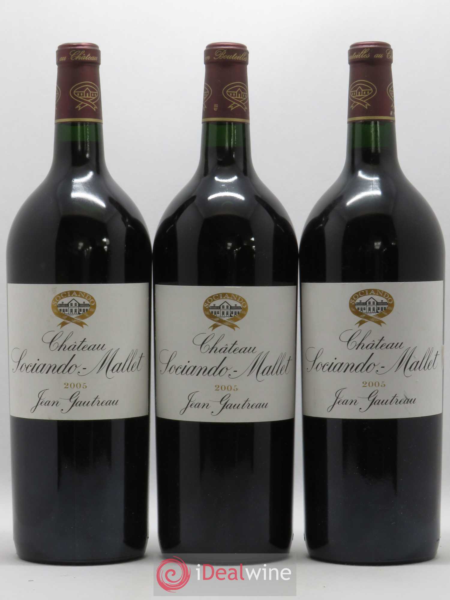 Château Sociando Mallet 2005 - Lot de 6 magnums - 2