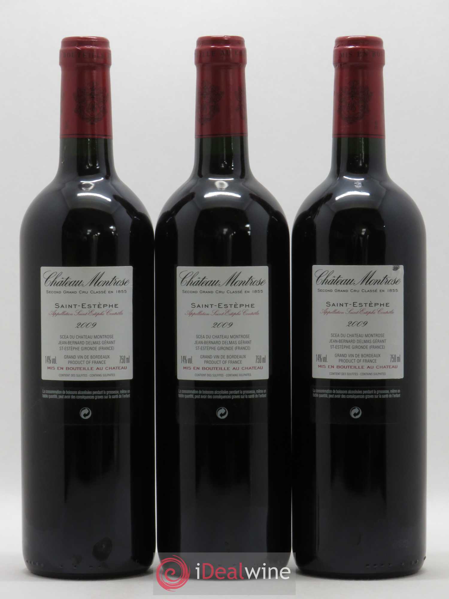Château Montrose 2ème Grand Cru Classé 2009 - Lot de 12 bouteilles - 2