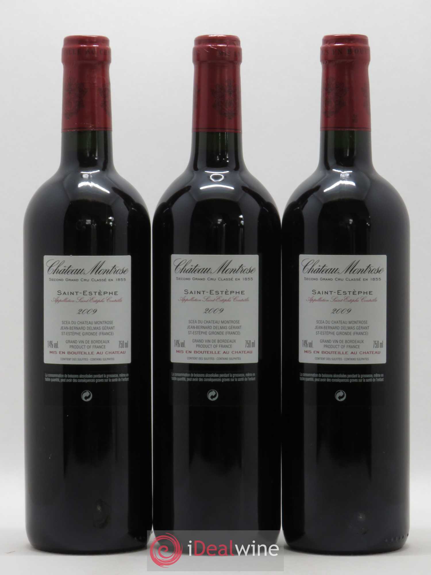 Château Montrose 2ème Grand Cru Classé 2009 - Lot de 12 bouteilles - 8