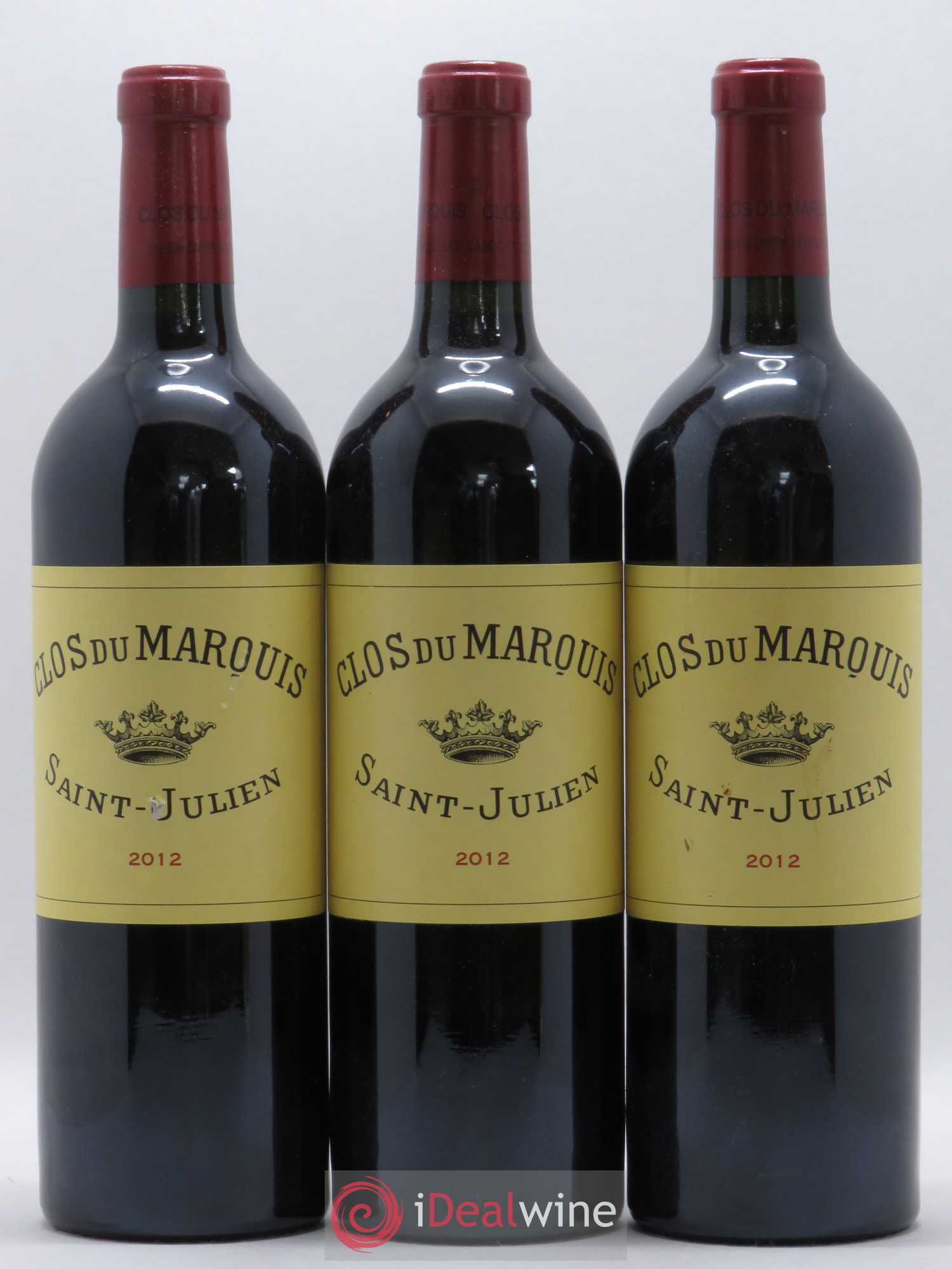 Clos du Marquis 2012 - Lot de 3 bouteilles - 0