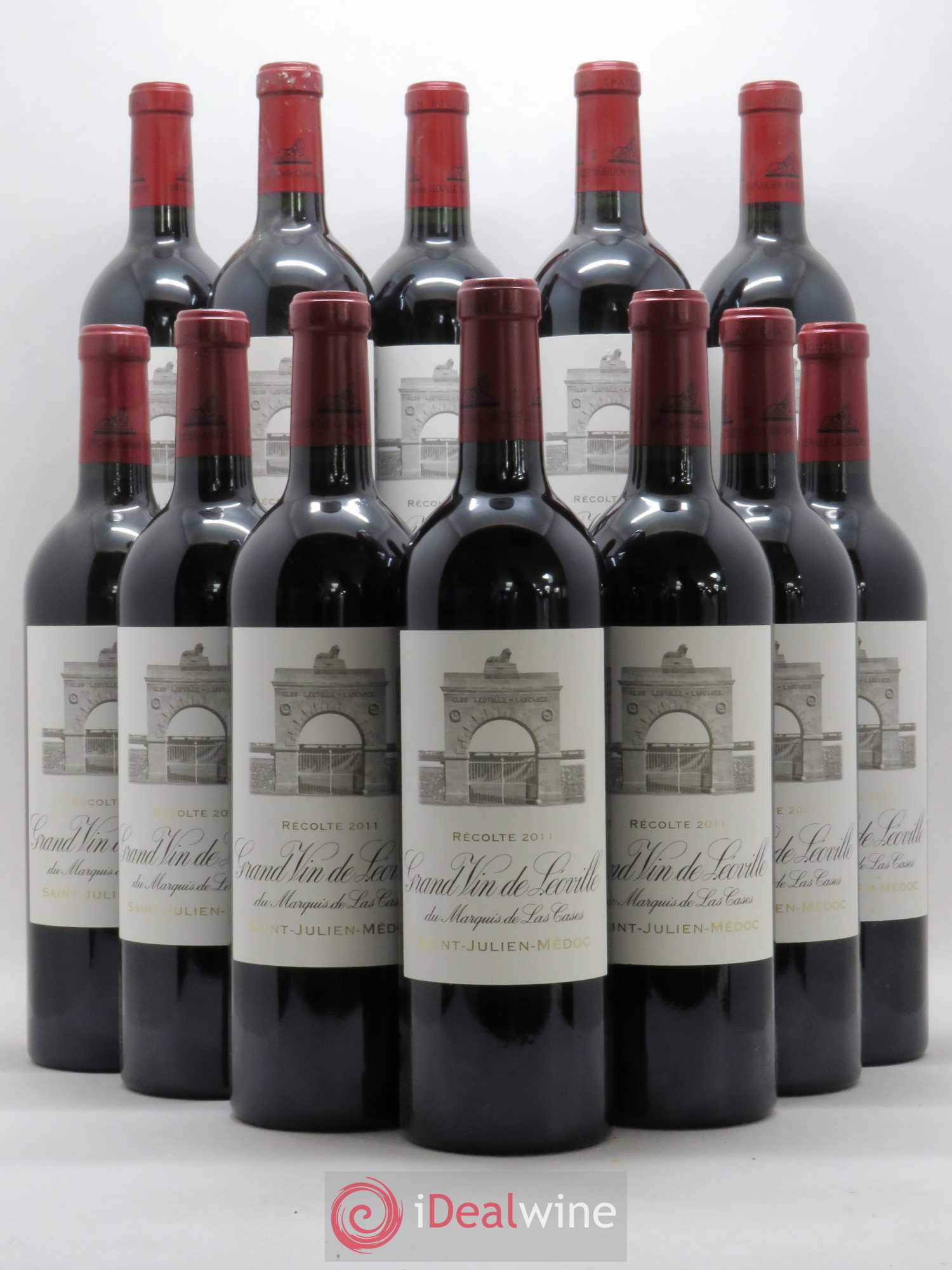 Château Léoville Las Cases 2ème Grand Cru Classé 2011 - Lot de 12 bouteilles - 0
