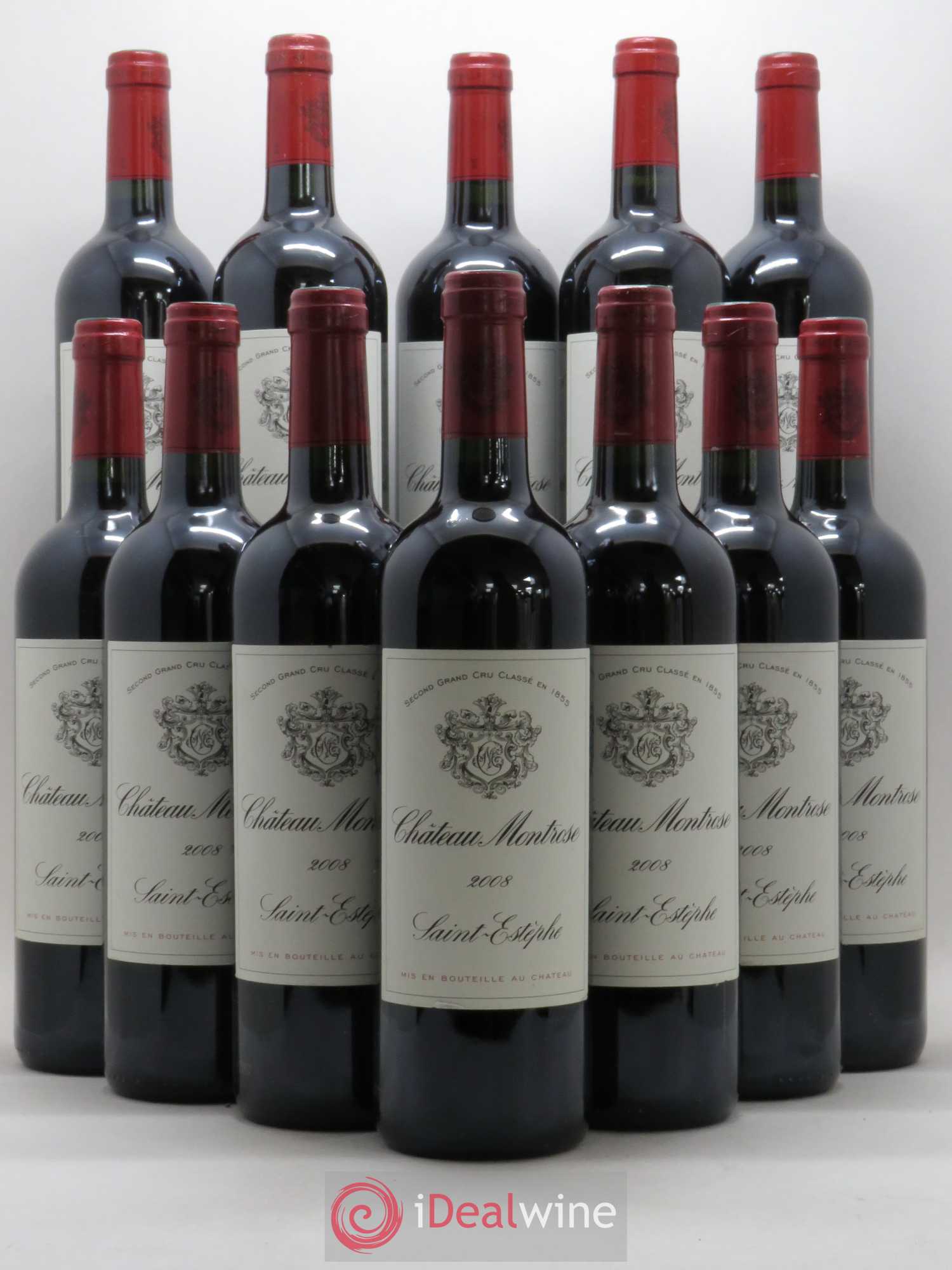 Château Montrose 2ème Grand Cru Classé 2008 - Lot de 12 bouteilles - 0