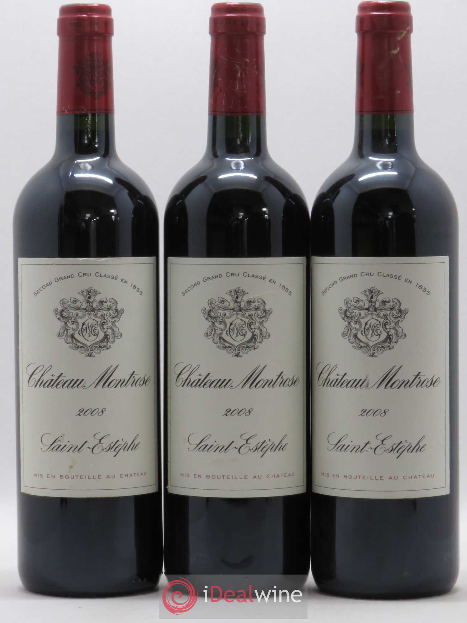 Château Montrose 2ème Grand Cru Classé 2008 - Lot de 12 bouteilles - 1