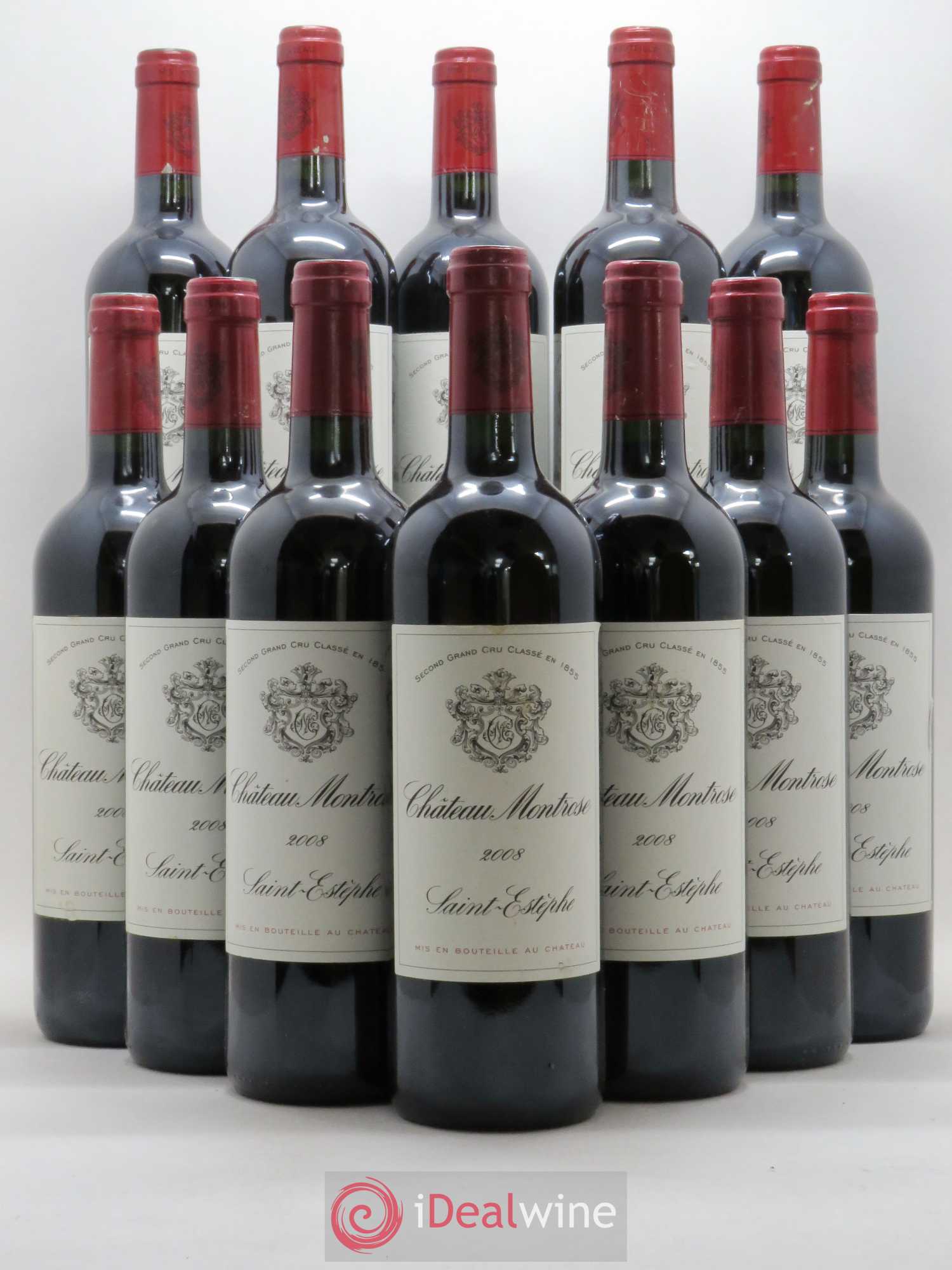 Château Montrose 2ème Grand Cru Classé 2008 - Lot de 12 bouteilles - 0