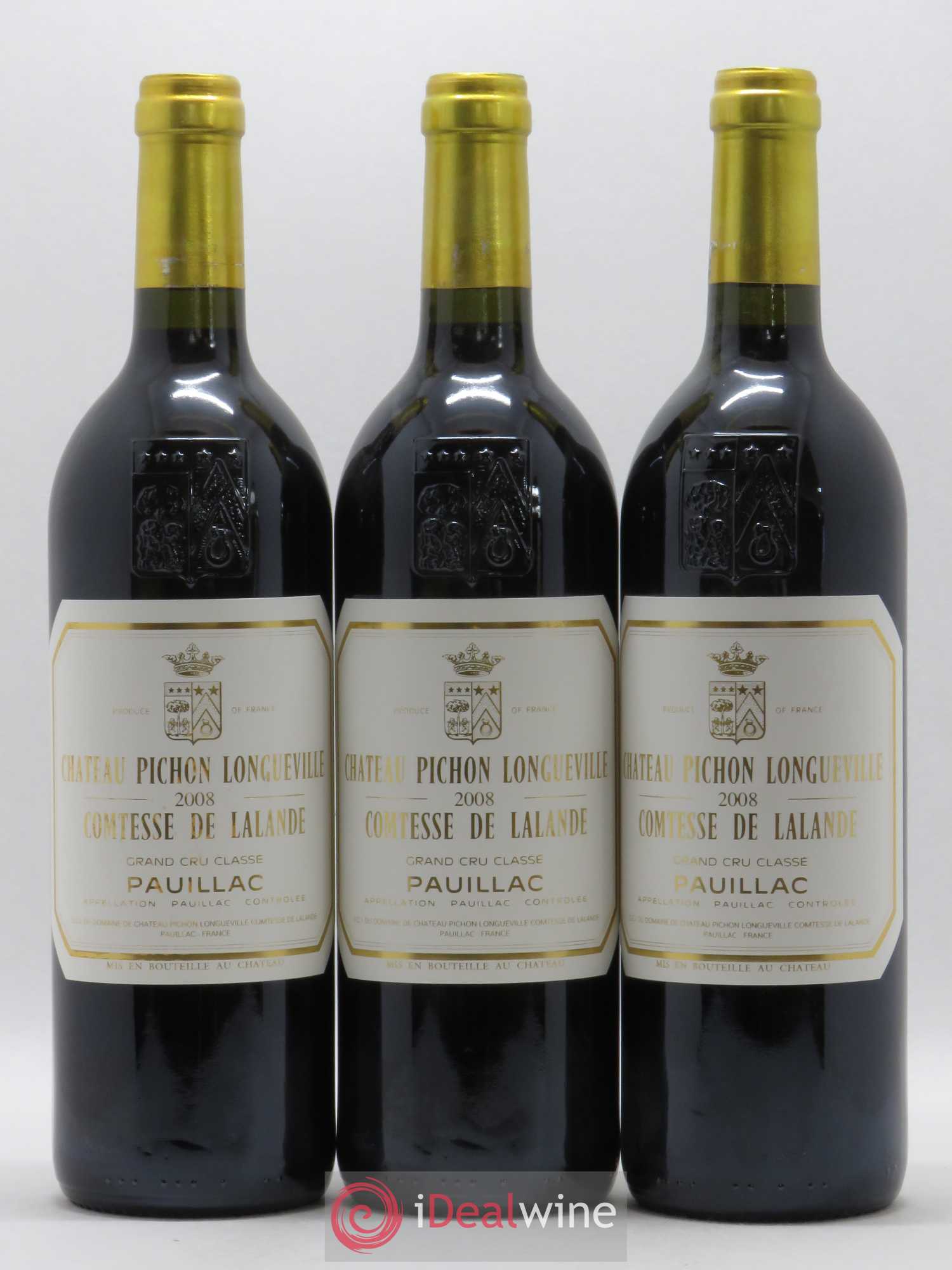 Château Pichon Longueville Comtesse de Lalande 2ème Grand Cru Classé 2008 - Lot de 12 bouteilles - 1