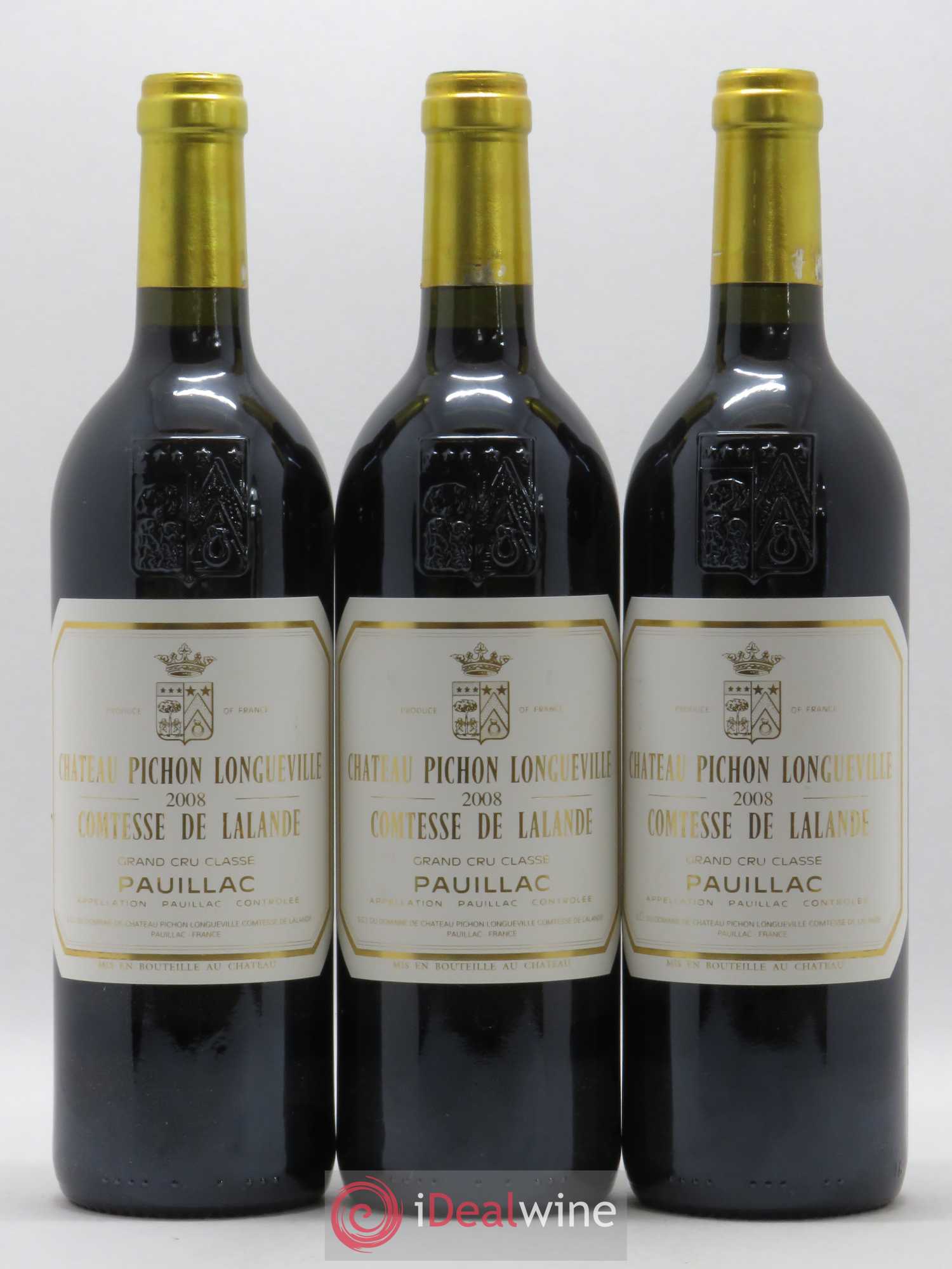 Château Pichon Longueville Comtesse de Lalande 2ème Grand Cru Classé 2008 - Lot de 12 bouteilles - 2