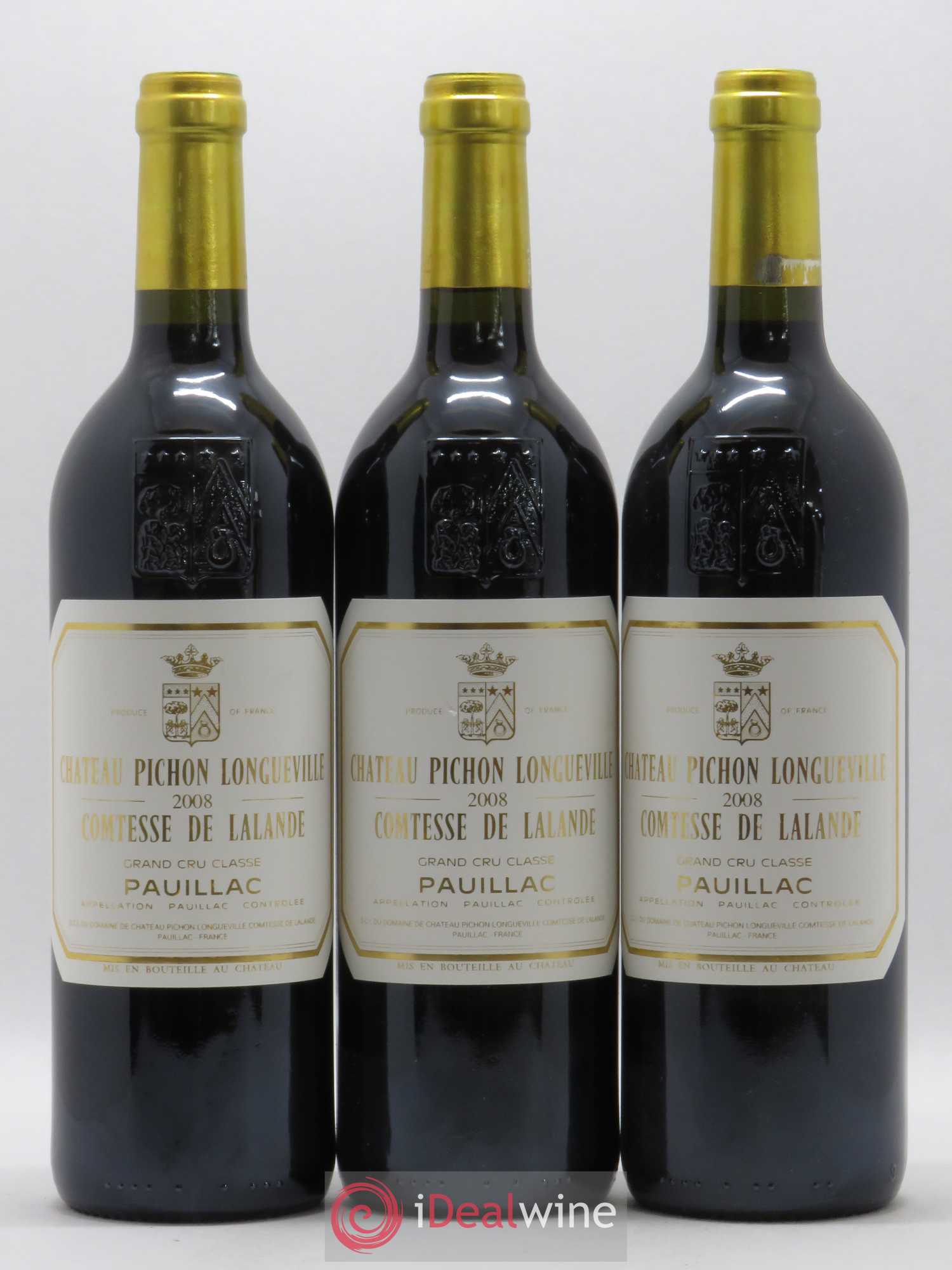 Château Pichon Longueville Comtesse de Lalande 2ème Grand Cru Classé 2008 - Lot de 12 bouteilles - 3