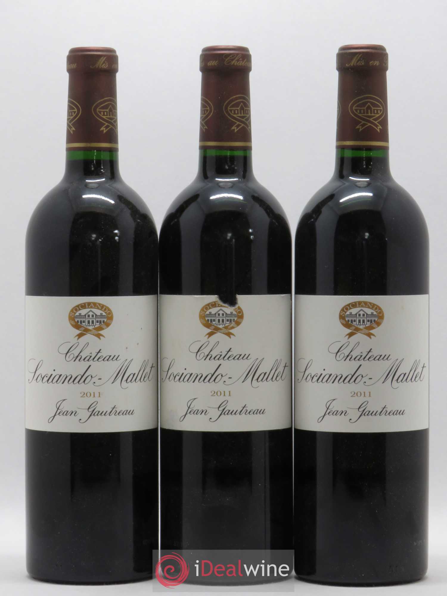 Château Sociando Mallet 2011 - Lot de 12 bouteilles - 1