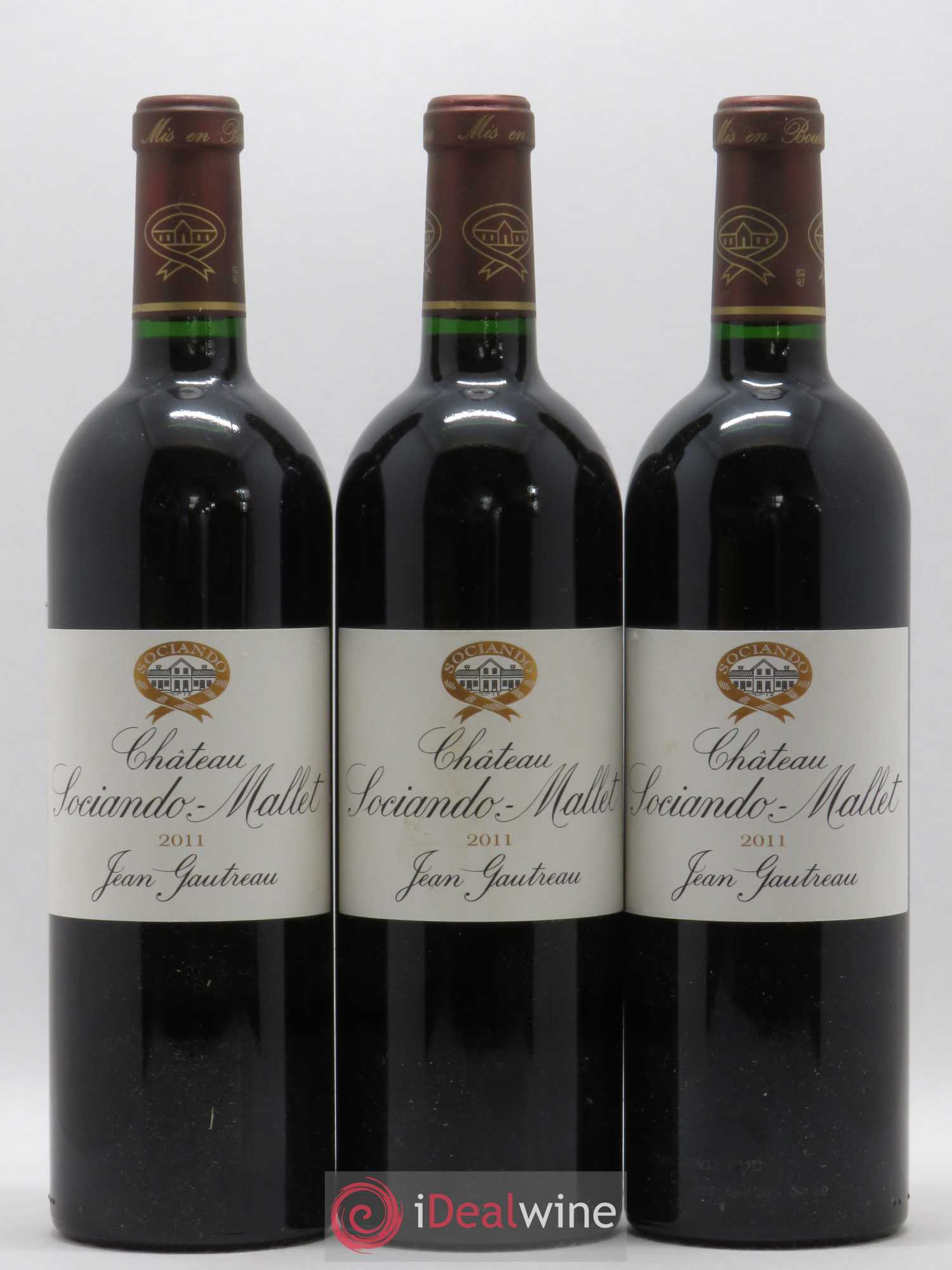 Château Sociando Mallet 2011 - Lot de 12 bouteilles - 2