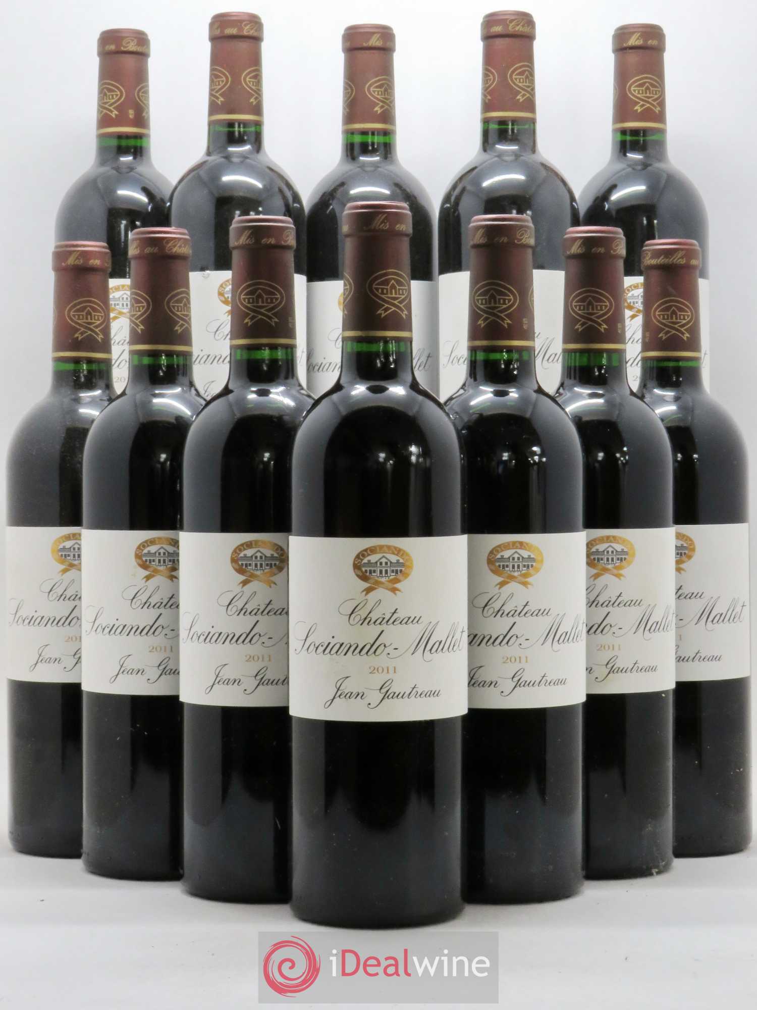 Château Sociando Mallet 2011 - Lot de 12 bouteilles - 0