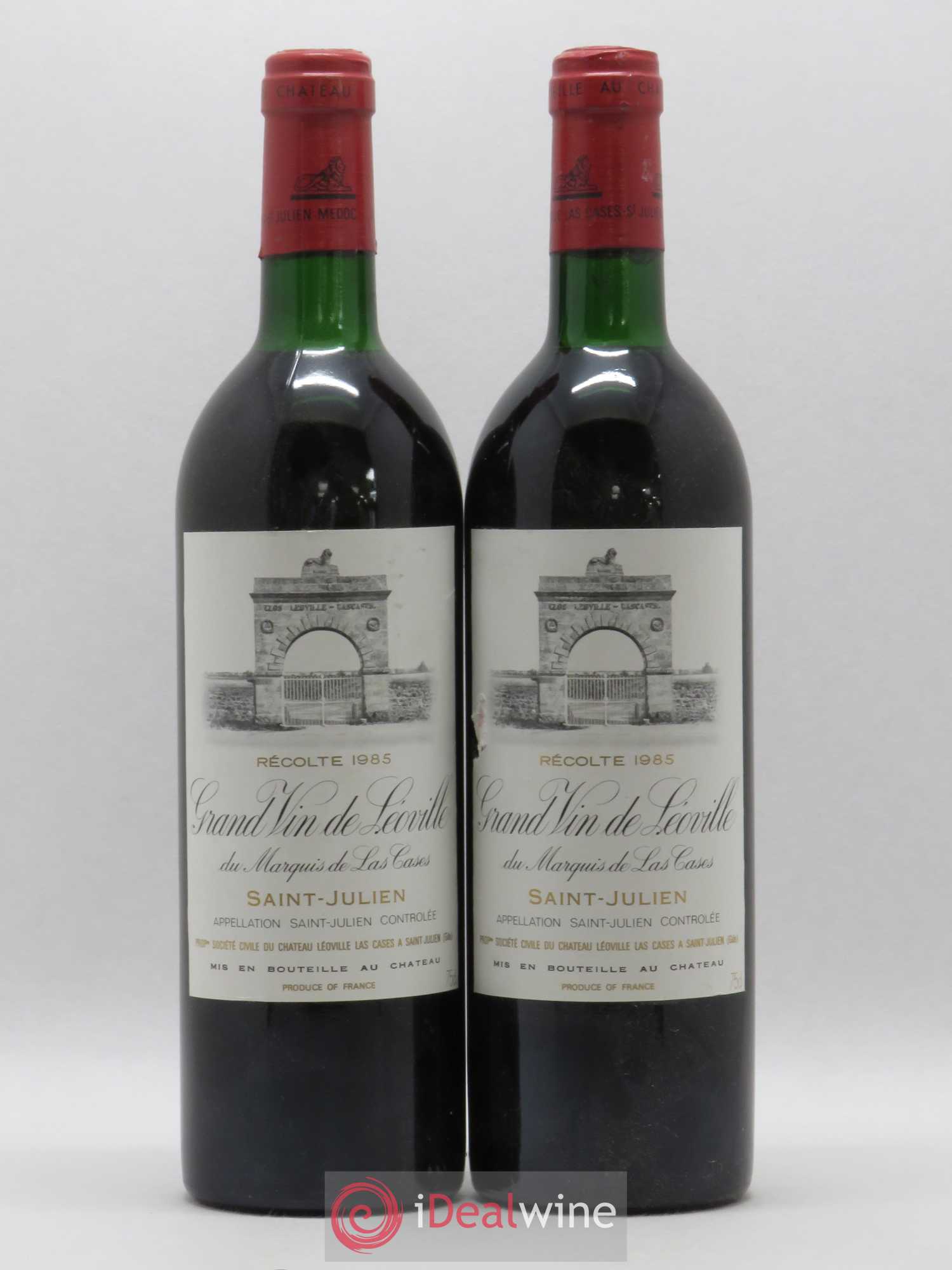 Château Léoville Las Cases 2ème Grand Cru Classé 1985 - Lot de 2 bouteilles - 0