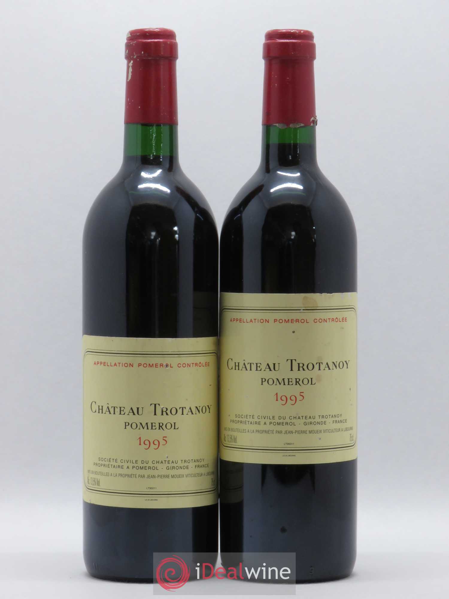 Château Trotanoy 1995 - Lot de 2 bouteilles - 0