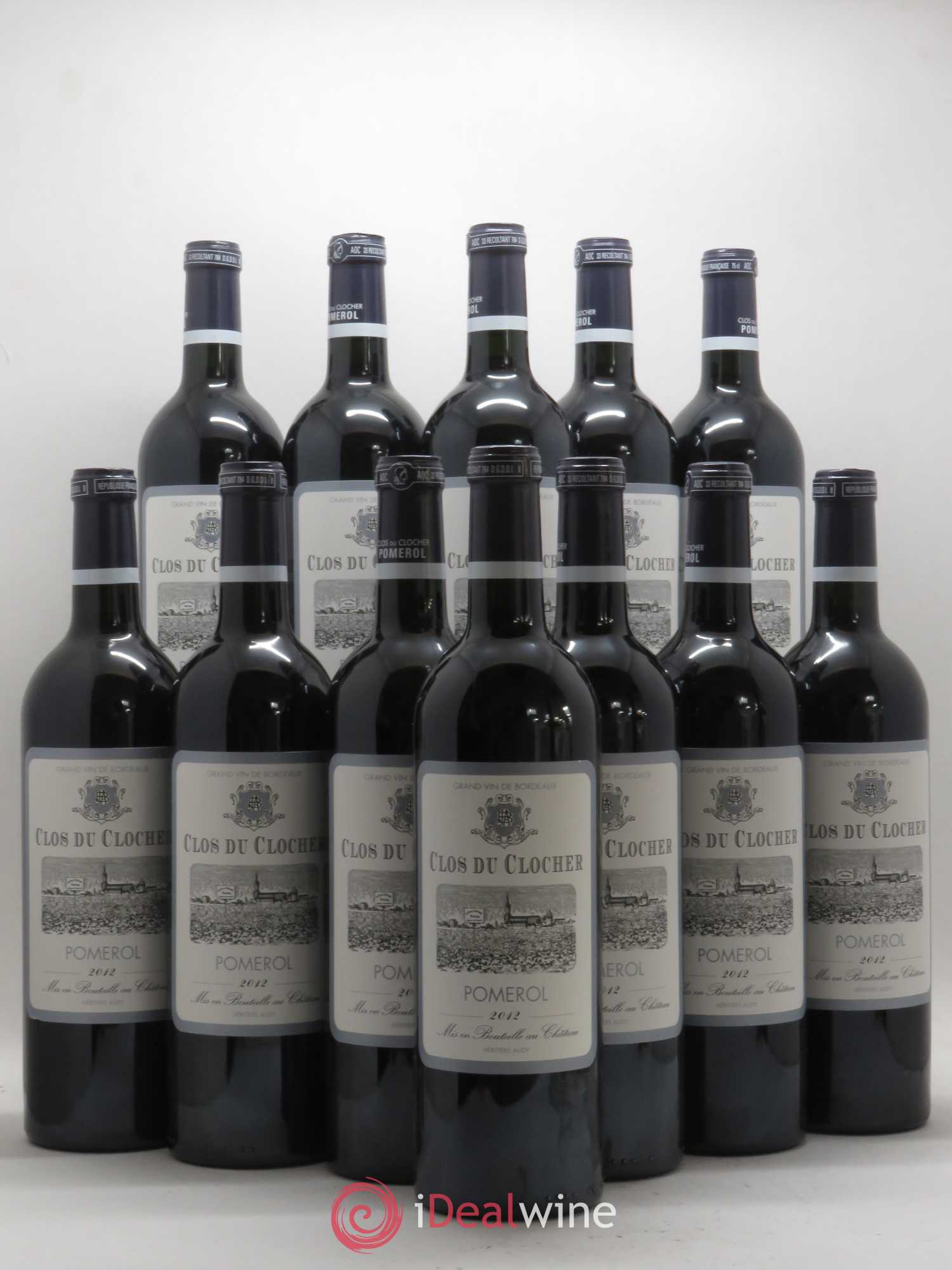 Clos du Clocher 2012 - Lot de 12 bouteilles - 0