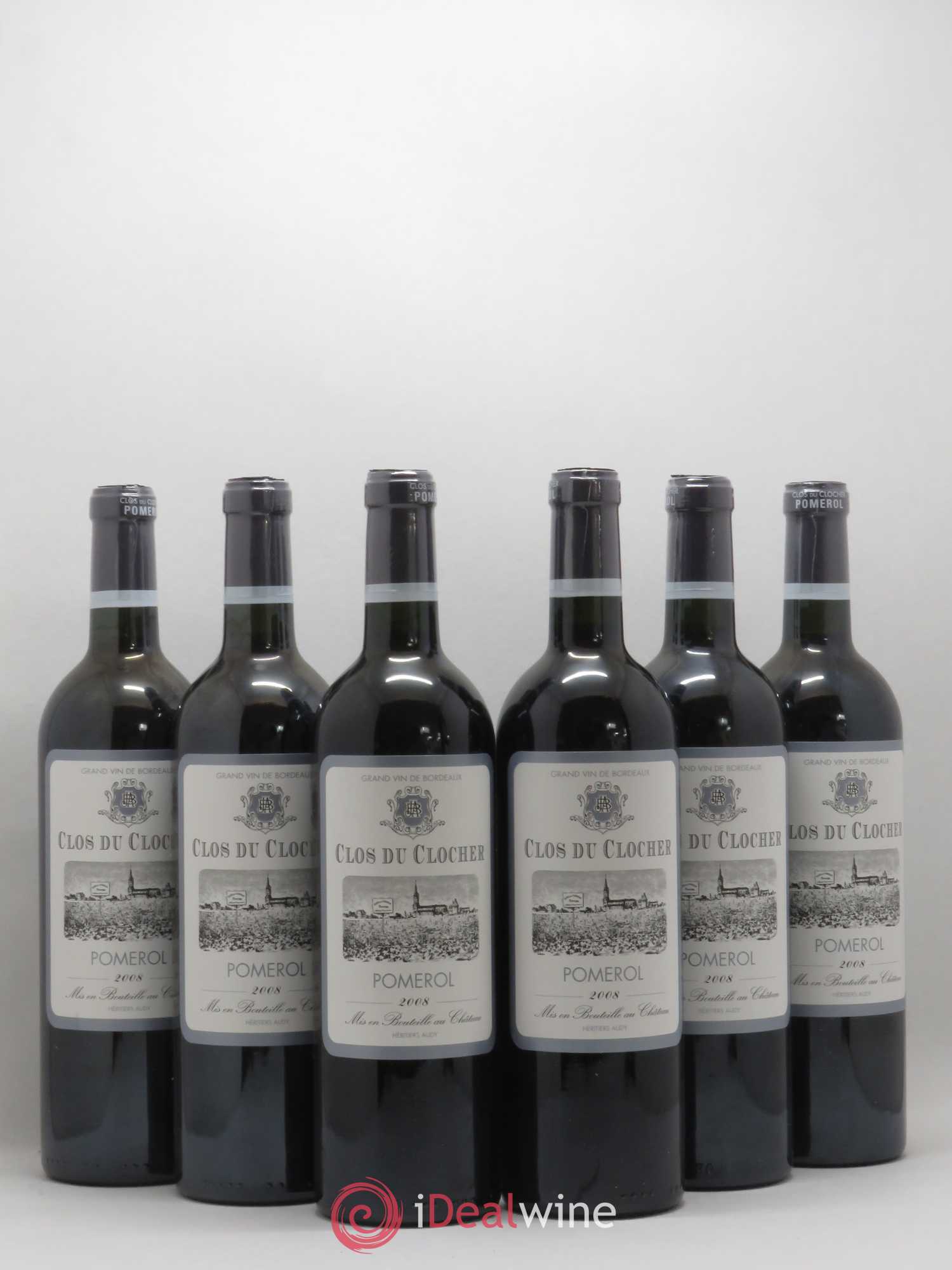 Clos du Clocher 2008 - Lot de 6 bouteilles - 0