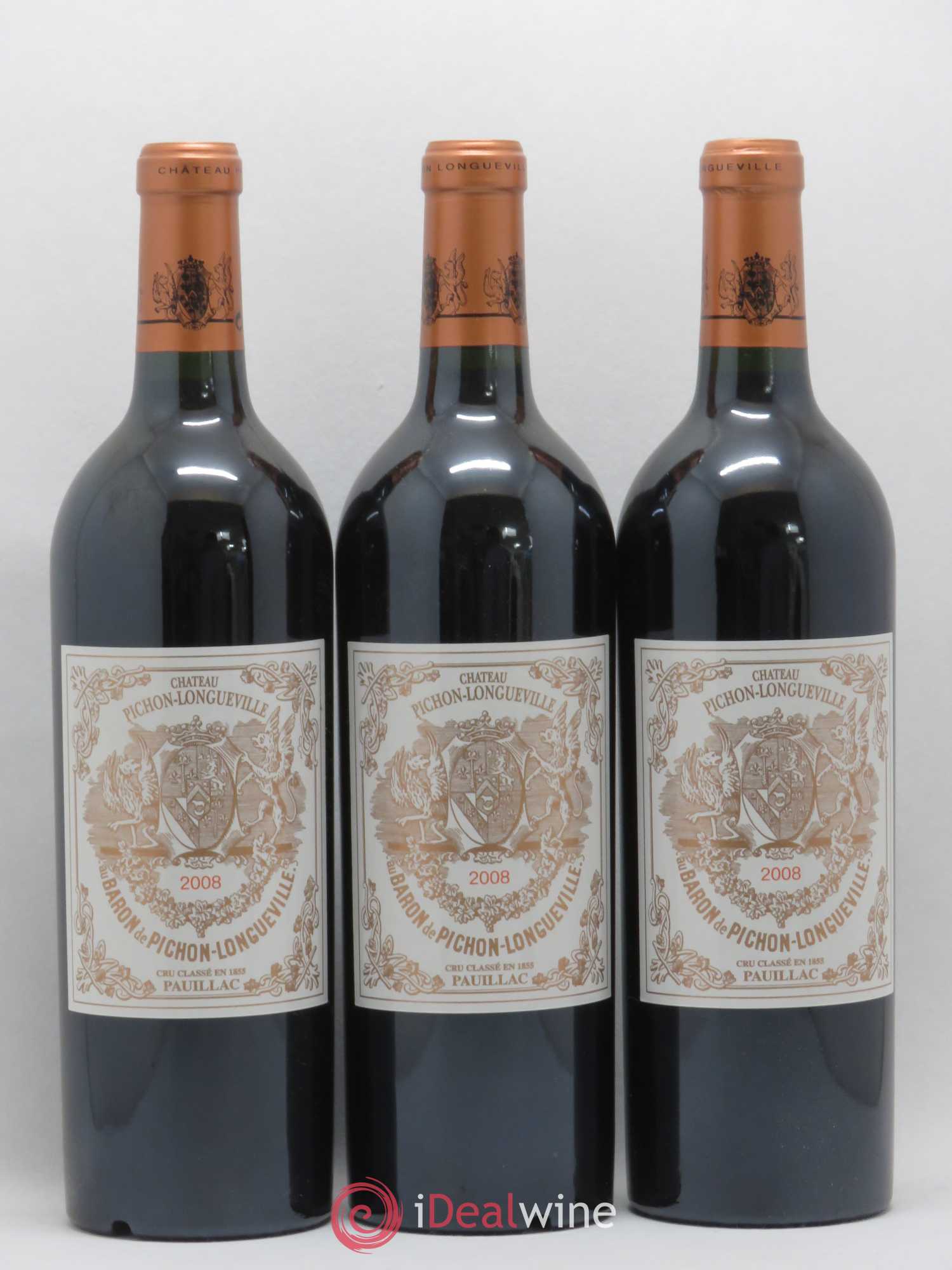 Pichon Longueville Baron 2ème Grand Cru Classé 2008 - Lot de 12 bouteilles - 2