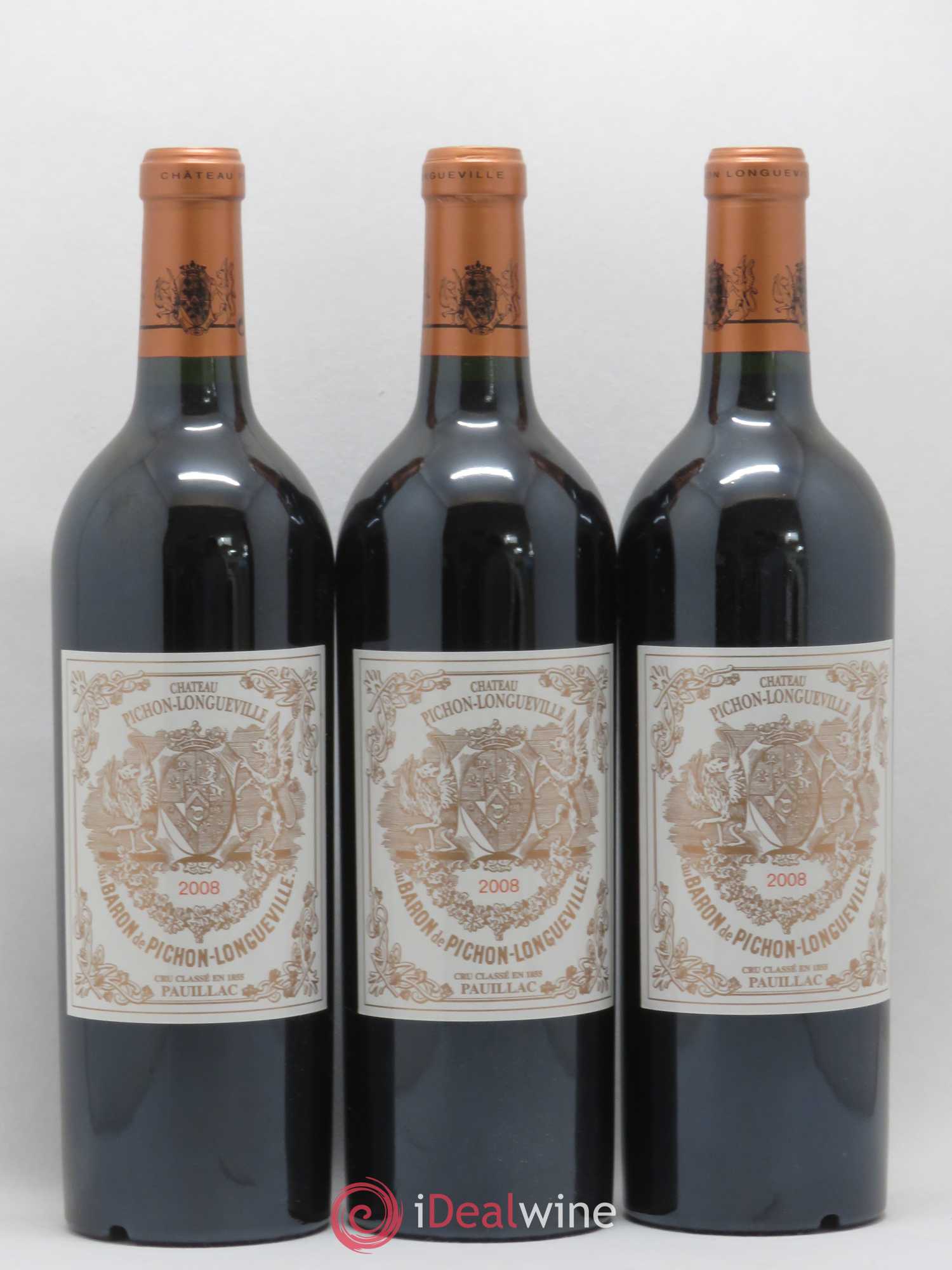 Pichon Longueville Baron 2ème Grand Cru Classé 2008 - Lot de 12 bouteilles - 3