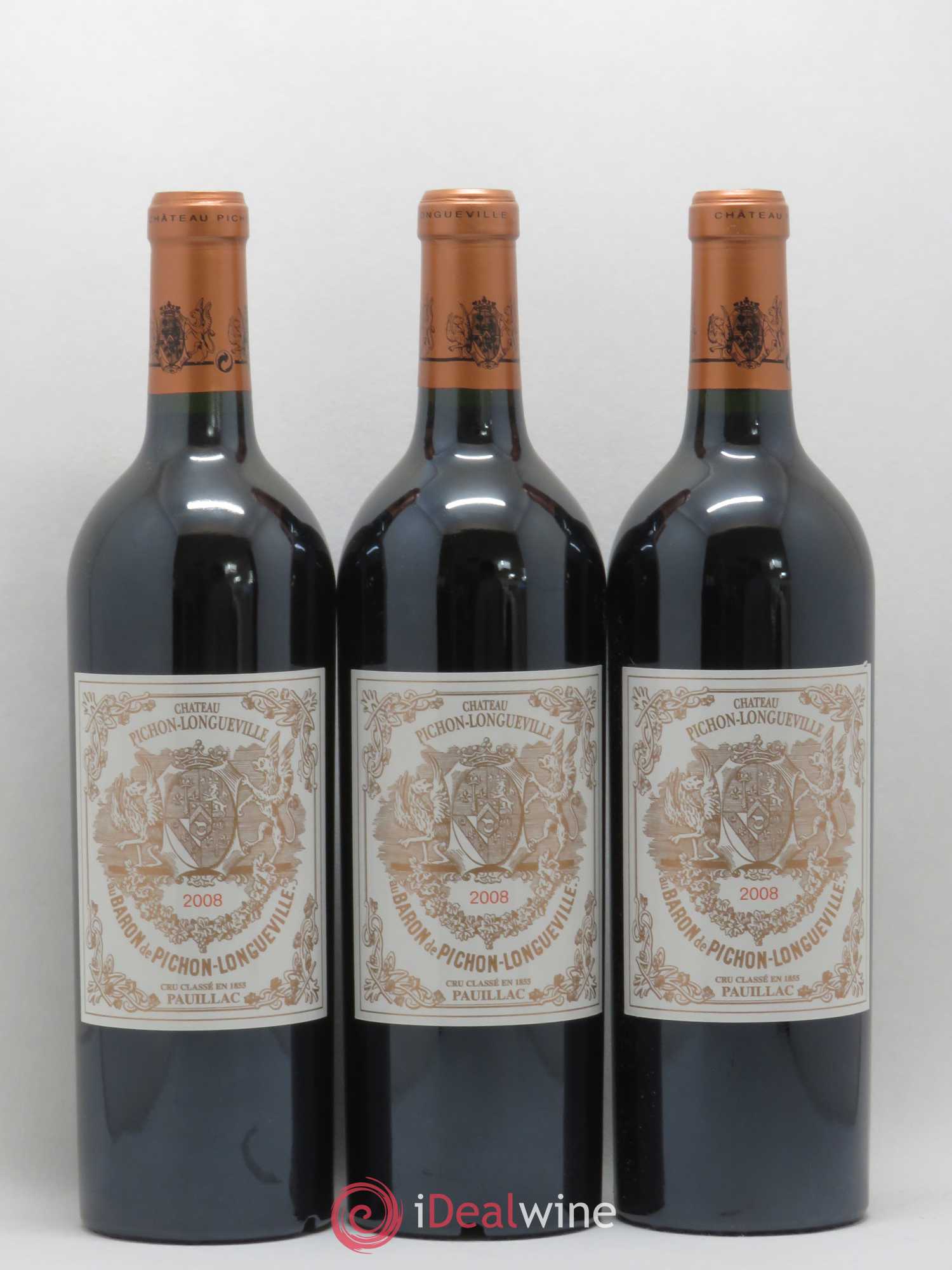 Pichon Longueville Baron 2ème Grand Cru Classé 2008 - Lot de 12 bouteilles - 3