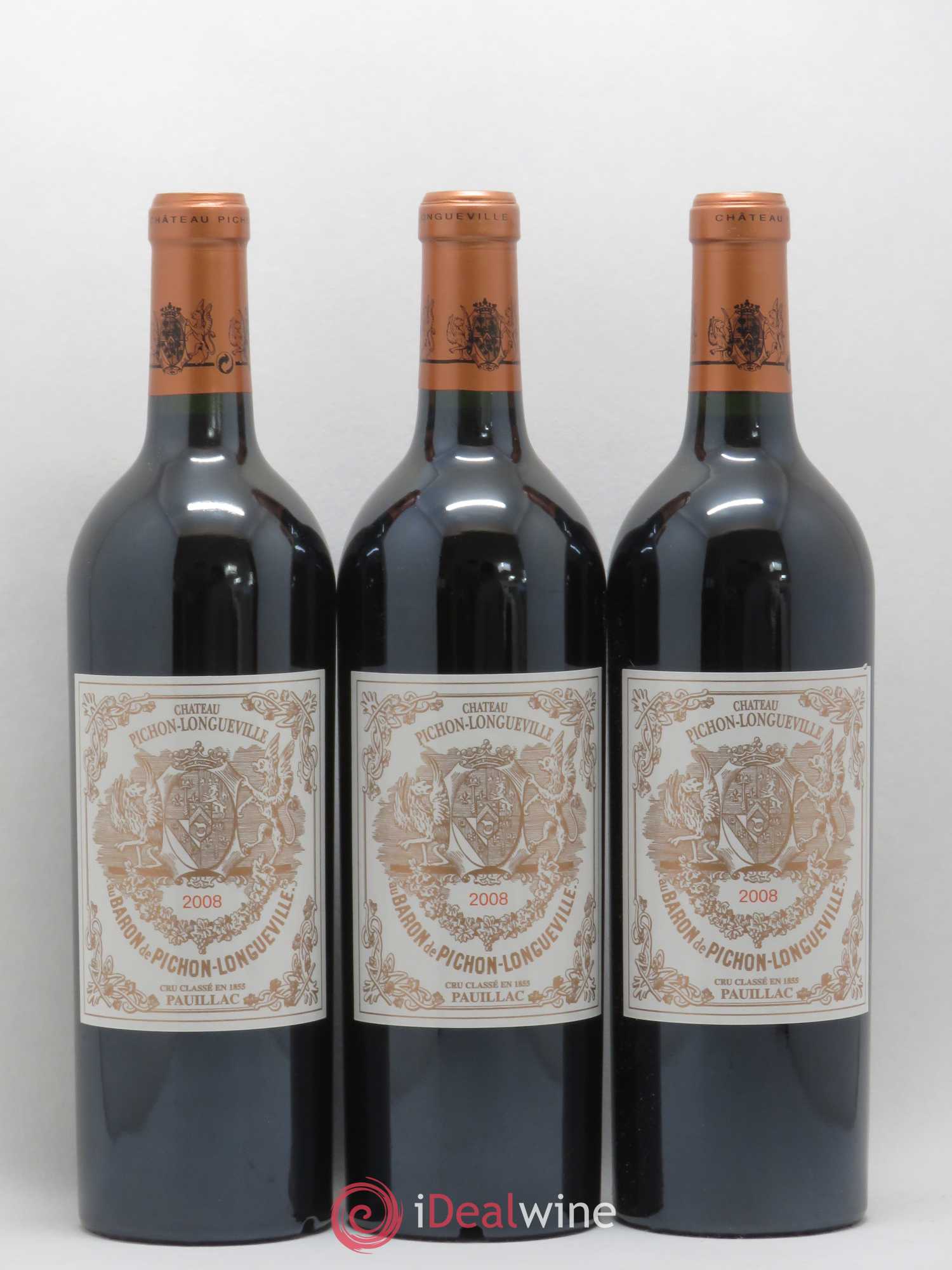 Pichon Longueville Baron 2ème Grand Cru Classé 2008 - Lot de 12 bouteilles - 4