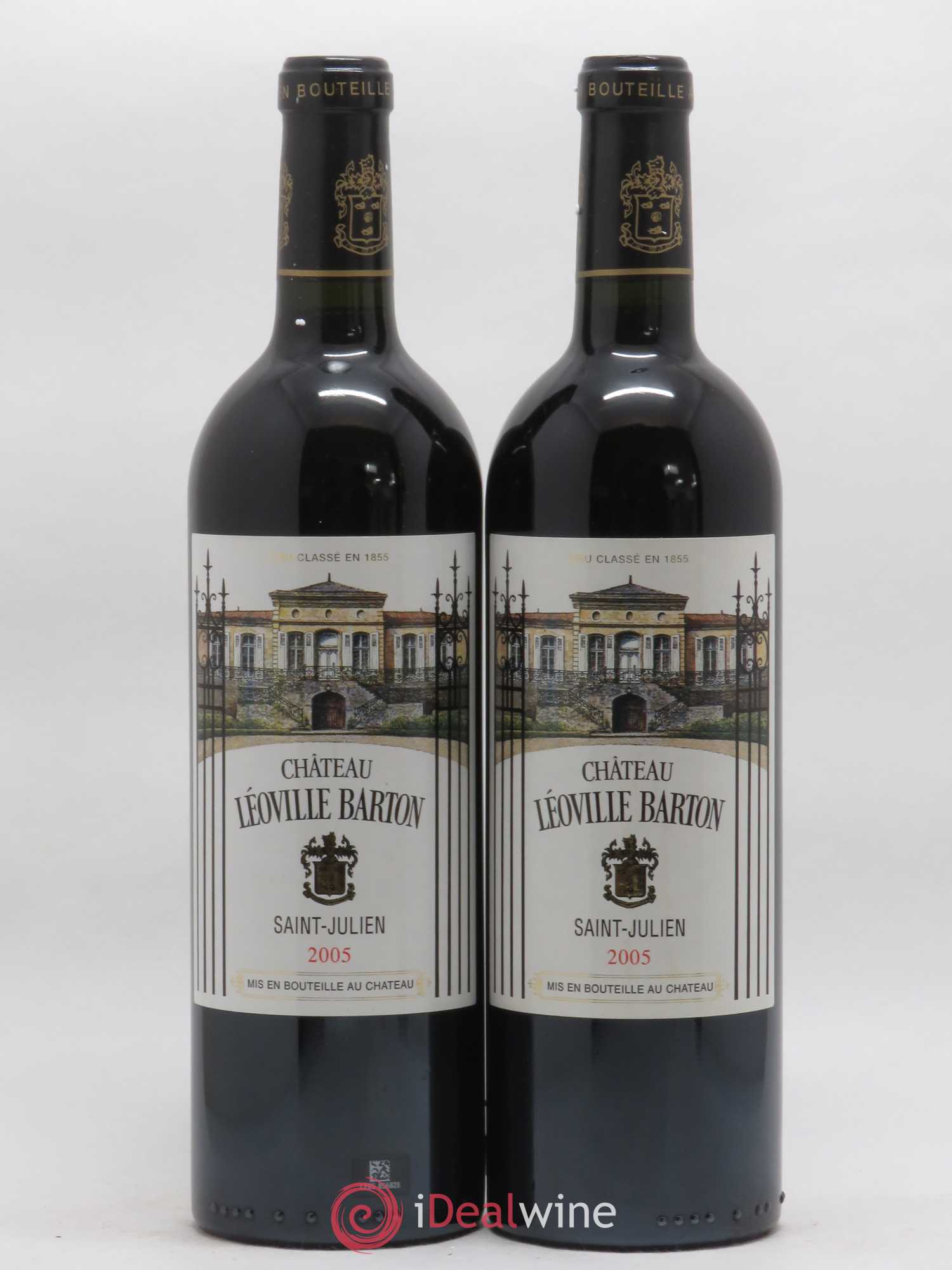 Château Léoville Barton 2ème Grand Cru Classé 2005 - Lot de 2 bouteilles - 0