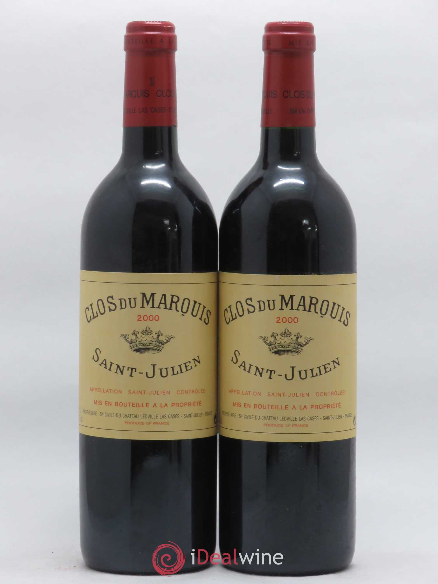 Clos du Marquis 2000 - Lot de 2 bouteilles - 0