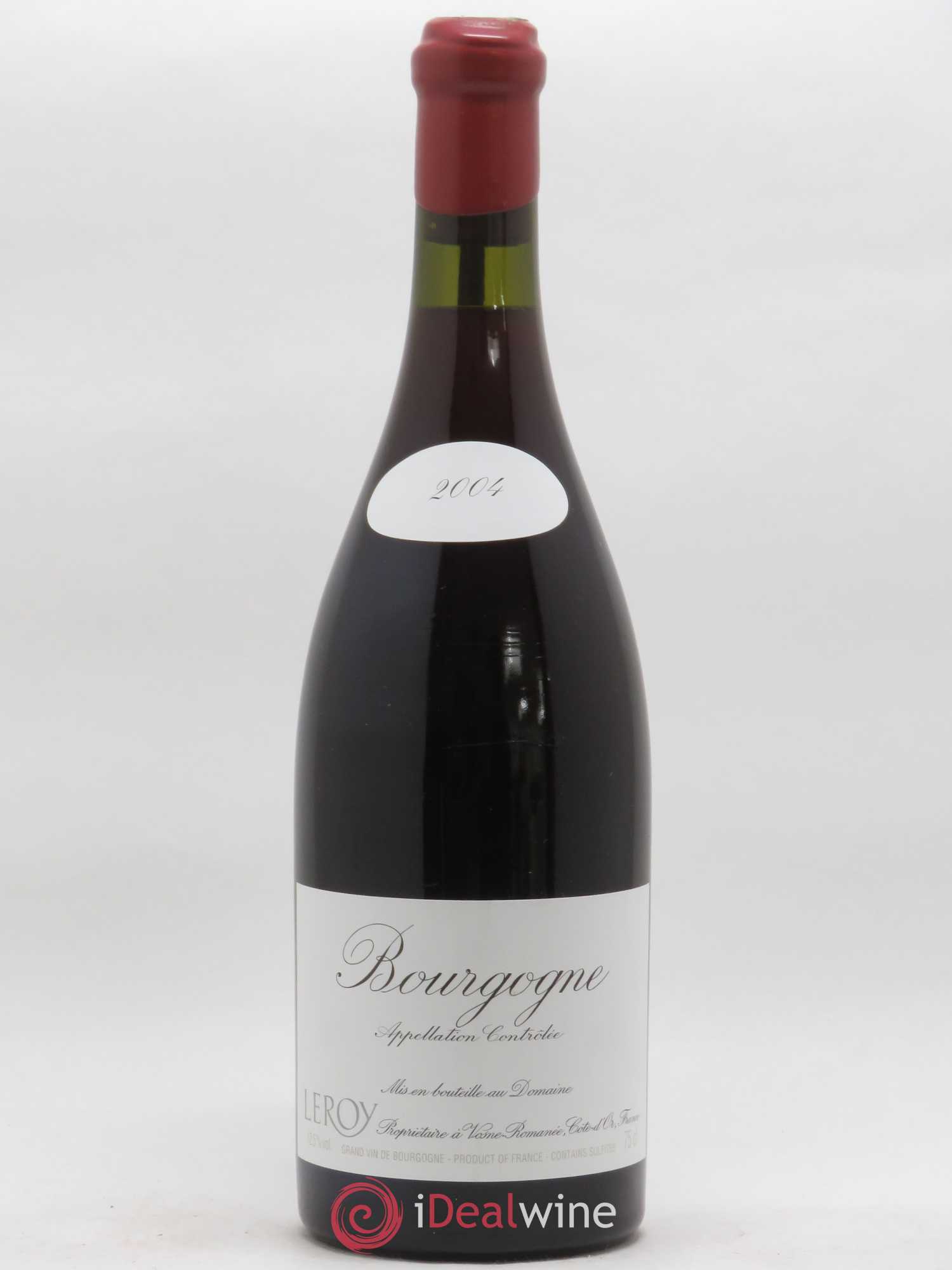 Bourgogne Leroy (Domaine) 2004 - Lot de 1 bouteille - 0