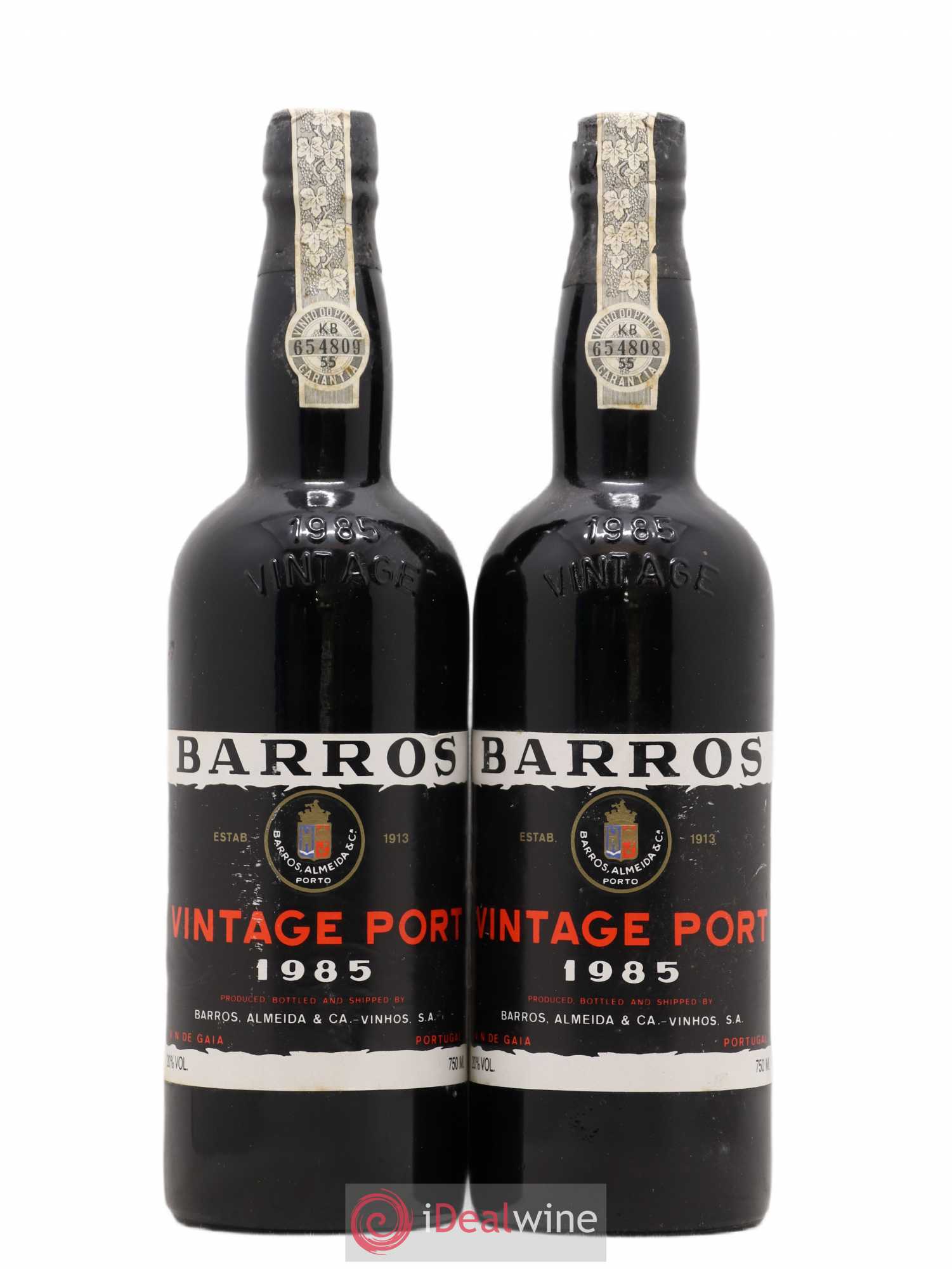 Porto Barros Vintage 1985 - Posten von 2 Flaschen - 0