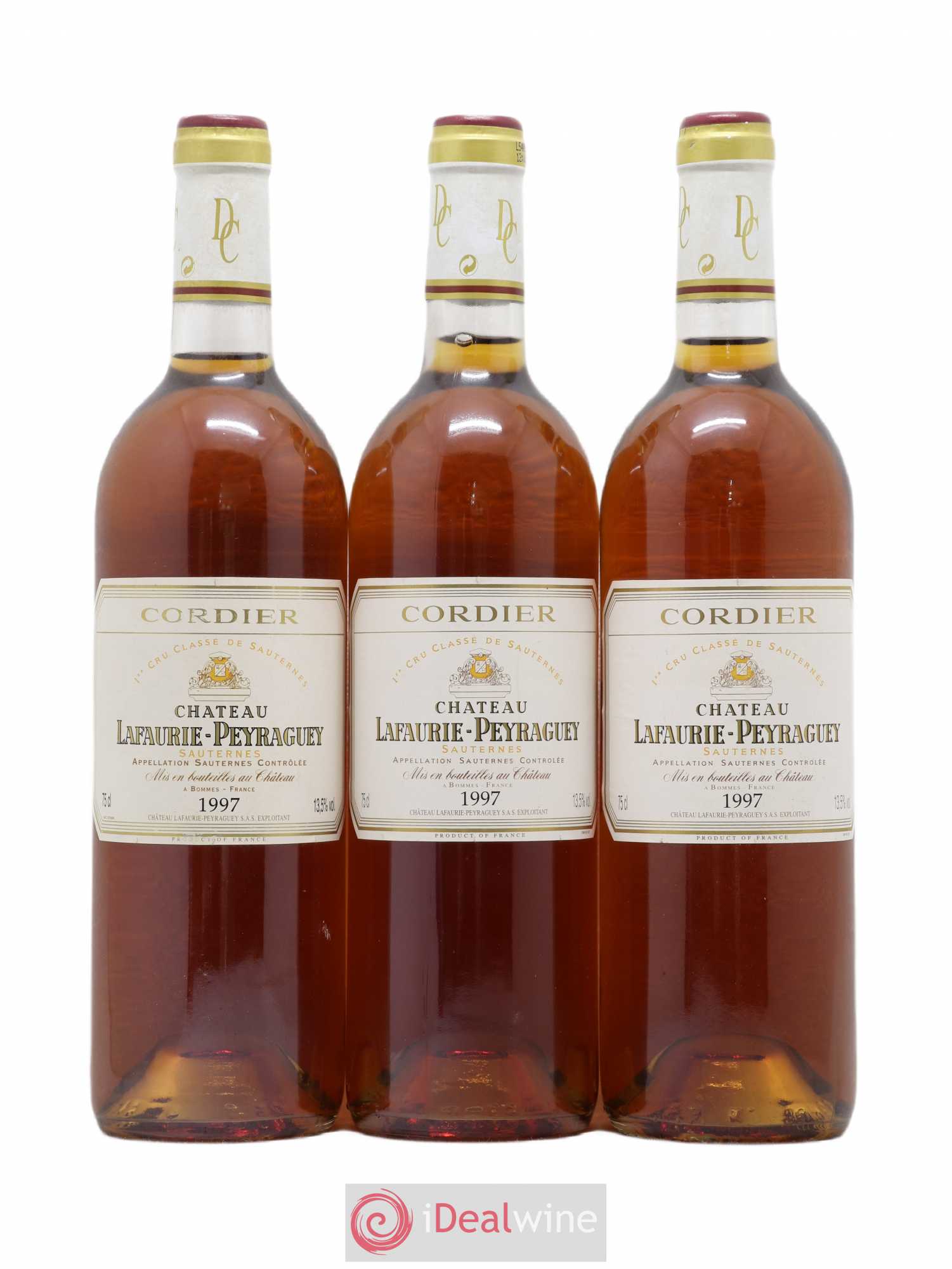 Château Lafaurie-Peyraguey 1er Grand Cru Classé 1997 - Lotto di 3 bottiglie - 0