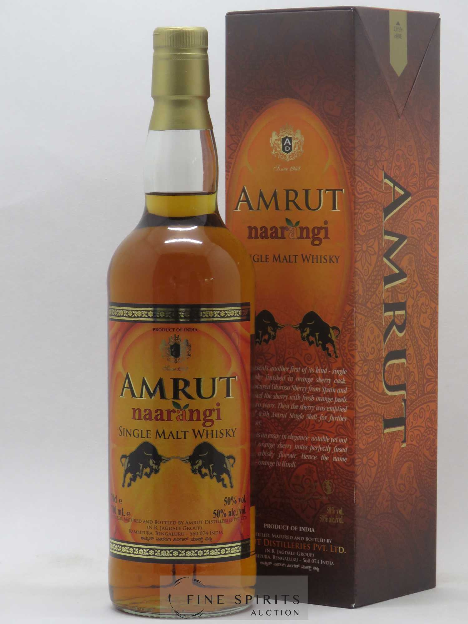 Amrut Of. Naarangi Batch n°03 - bottled 2017 - Lot de 1 bouteille - 0