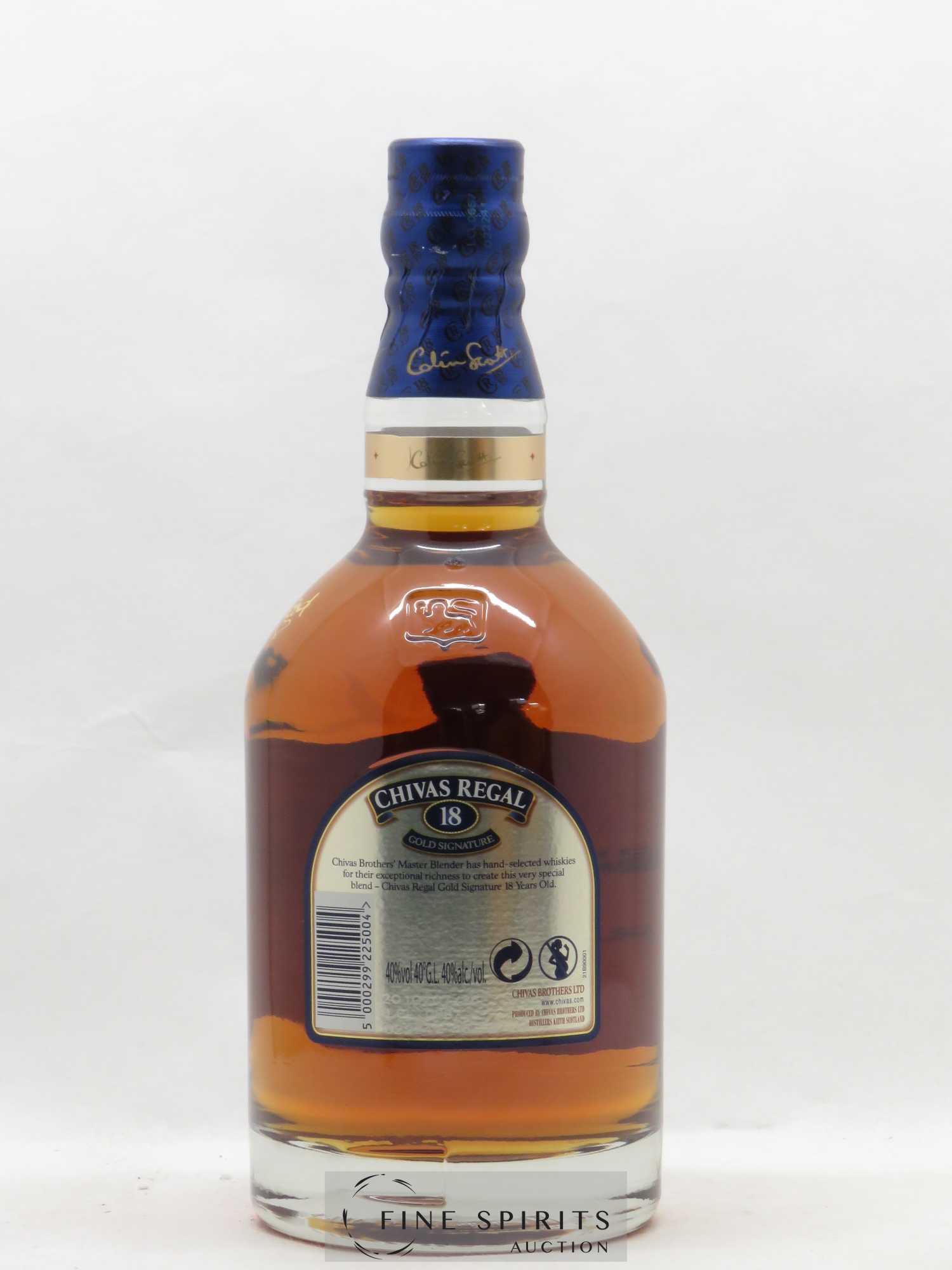 Chivas Regal 18 years Of. Gold Signature - Lot de 1 bouteille - 2