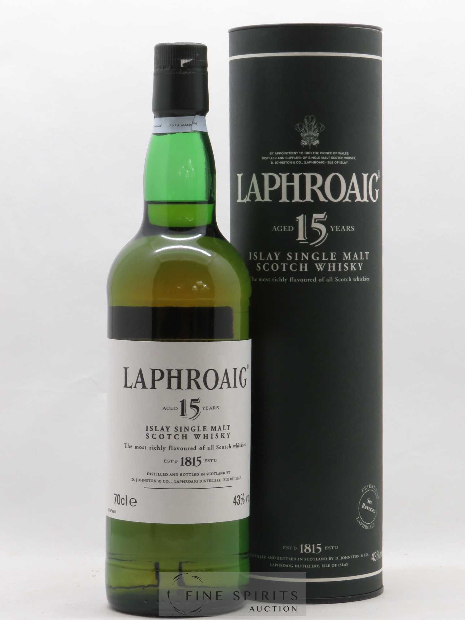 Laphroaig 15 years Of. - Lot de 1 bouteille - 0