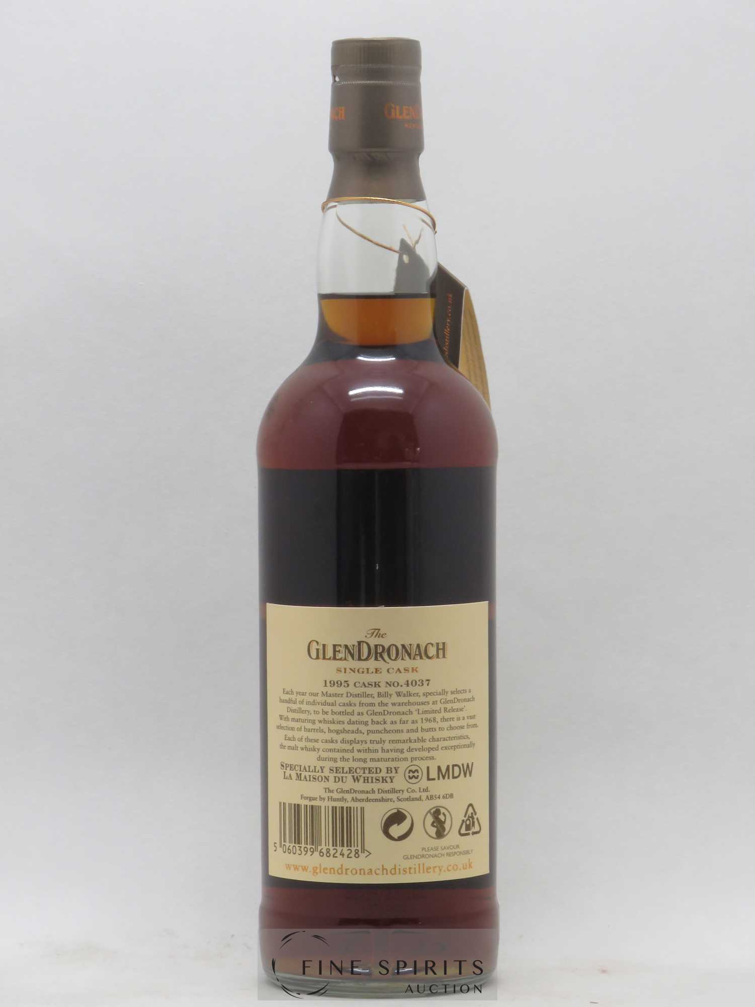 Glendronach 19 years 1995 Of. Pedro Ximenez Cask n°4037 - One of 709 - bottled 2015 LMDW Single Cask - Lot of 1 bottle - 2