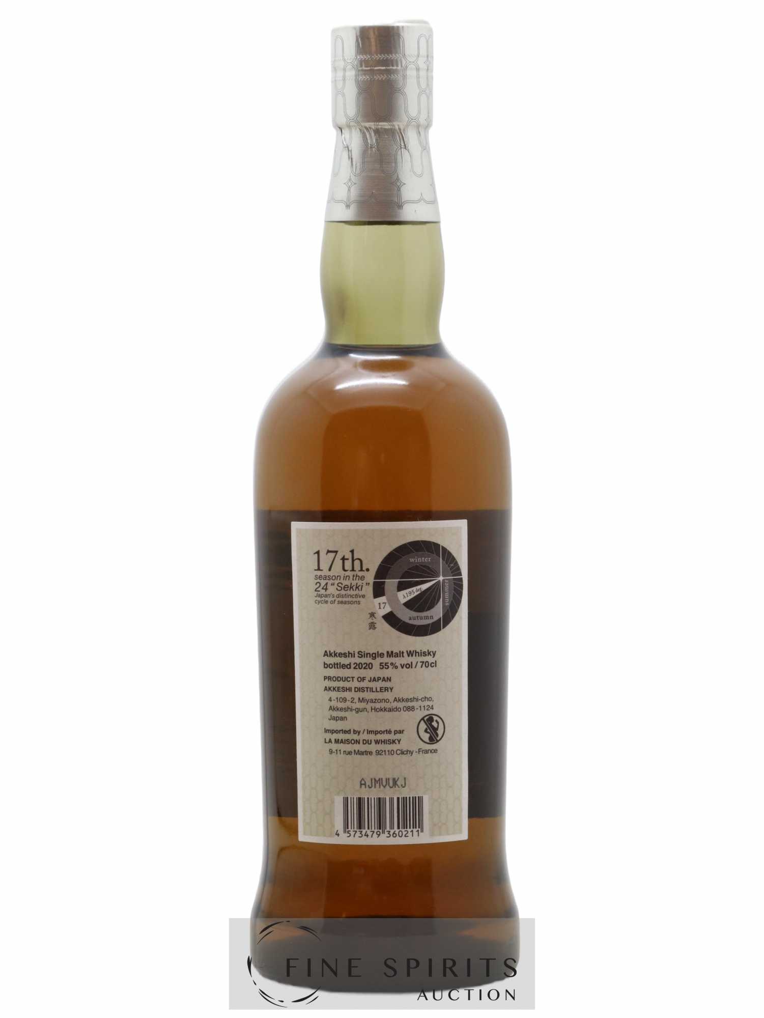 The Akkeshi Of. Peated bottled 2020 Kanro - Lot de 1 bouteille - 2