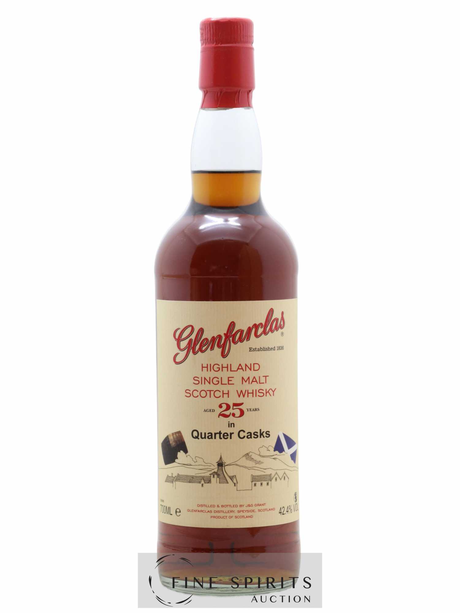 Glenfarclas 25 years Of. Quarter Casks - Posten von 1 Flasche - 1