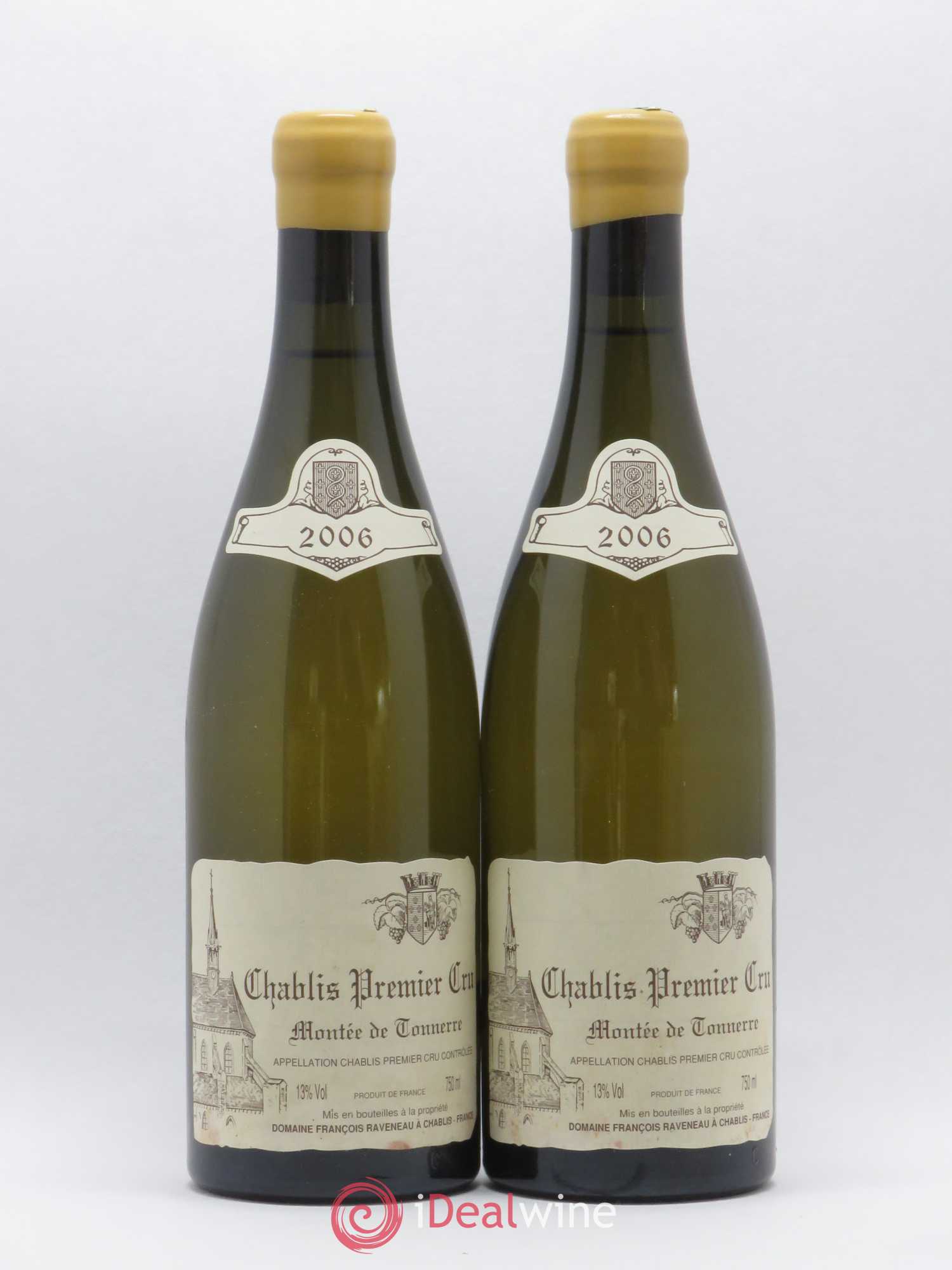 Chablis 1er Cru Montée de Tonnerre Raveneau (Domaine) 2006 - Lot de 2 bouteilles - 0