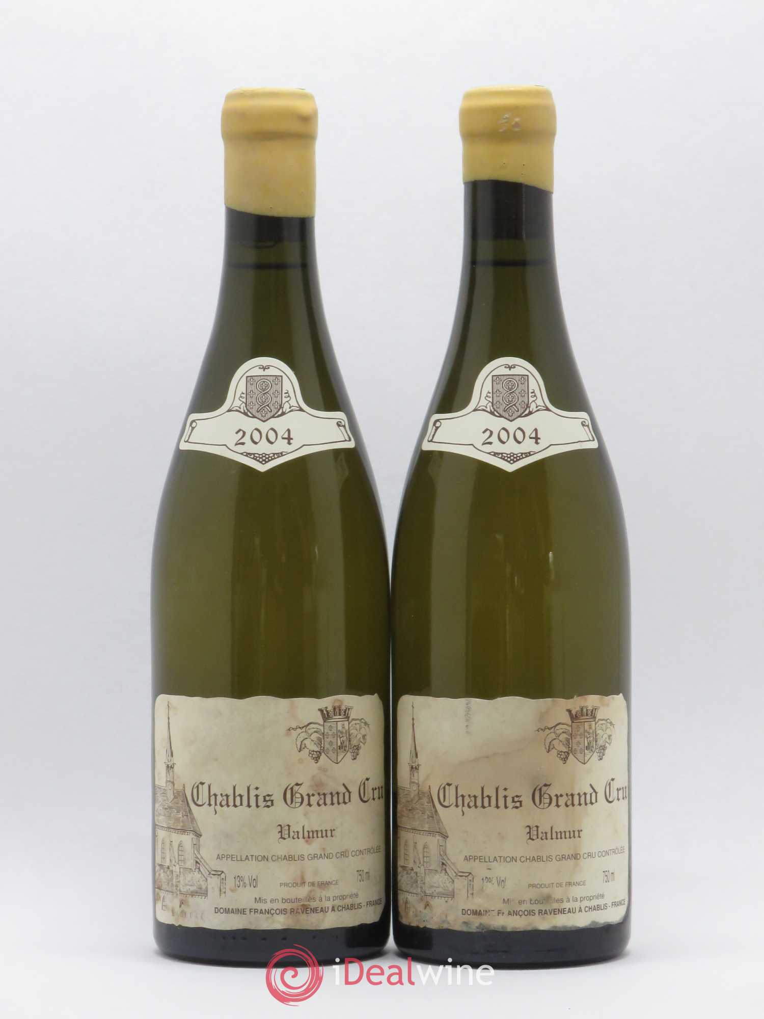 Chablis Grand Cru Valmur Raveneau (Domaine) 2004 - Lot de 2 bouteilles - 0