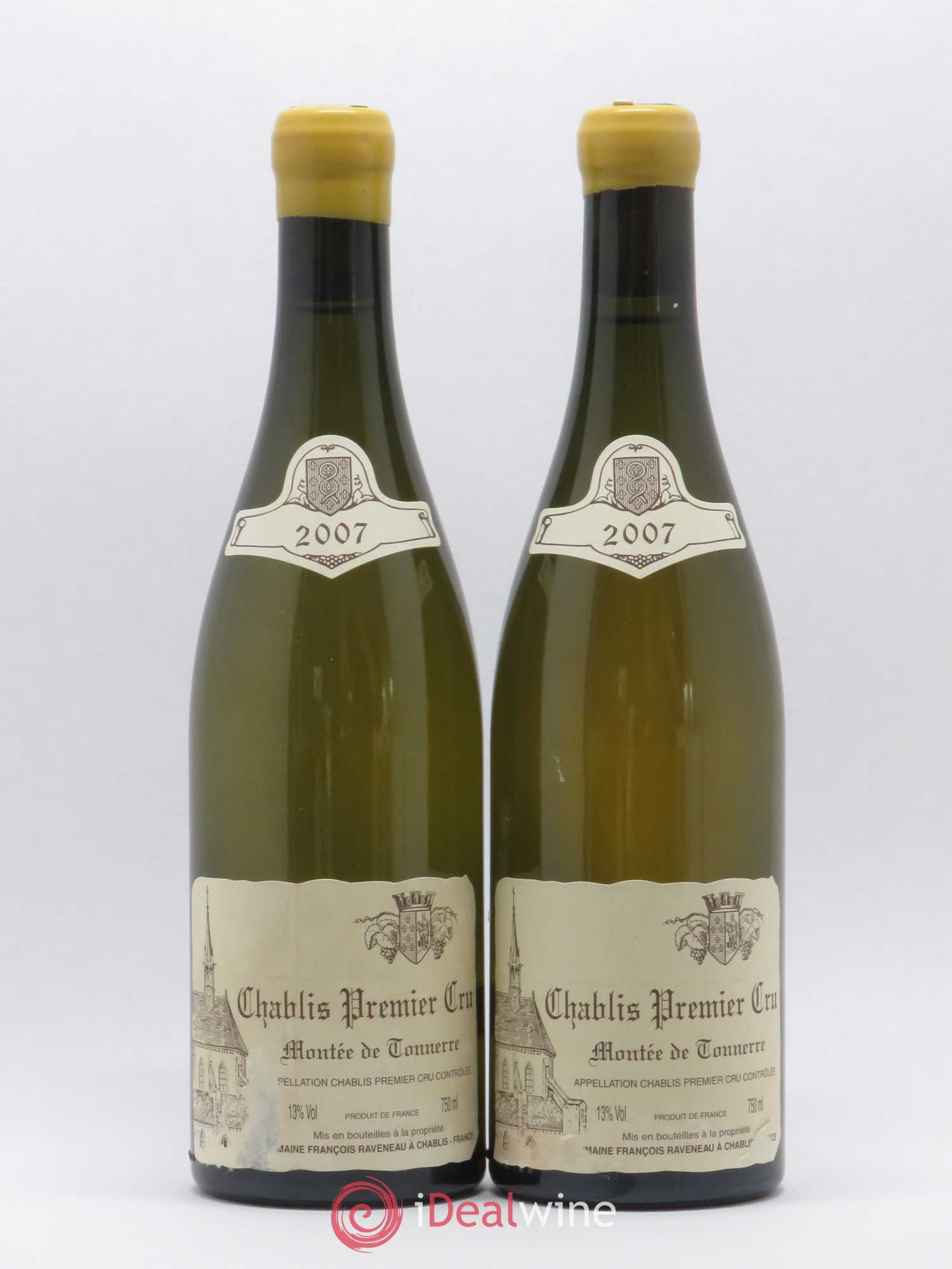 Chablis 1er Cru Montée de Tonnerre Raveneau (Domaine) 2007 - Lot de 2 bouteilles - 0