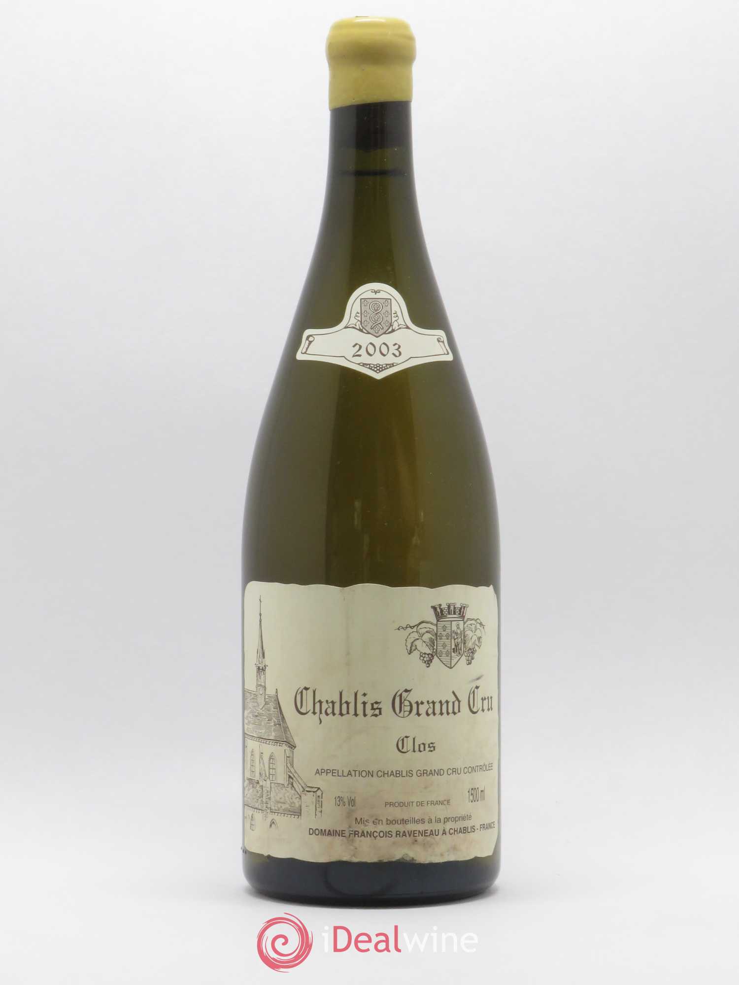 Chablis Grand Cru Clos Raveneau (Domaine) 2003 - Lot de 1 magnum - 0