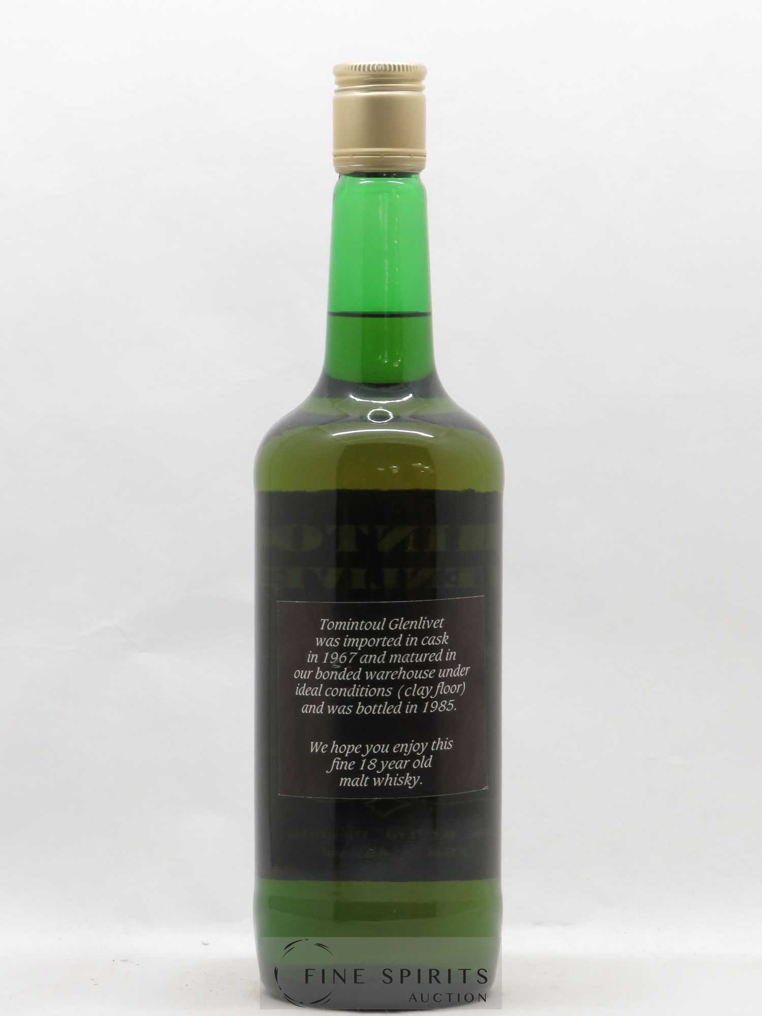 Tomintoul 18 years 1967 A.B.C. Glenlivet bottled 1985 Limited Edition - Lot de 1 bouteille - 1