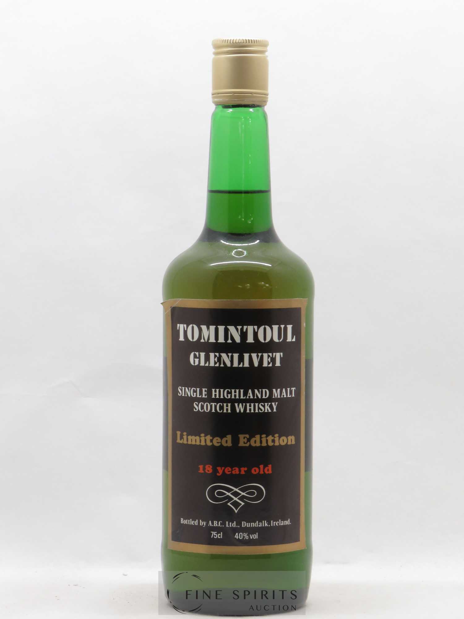 Tomintoul 18 years 1967 A.B.C. Glenlivet bottled 1985 Limited Edition - Lot de 1 bouteille - 0