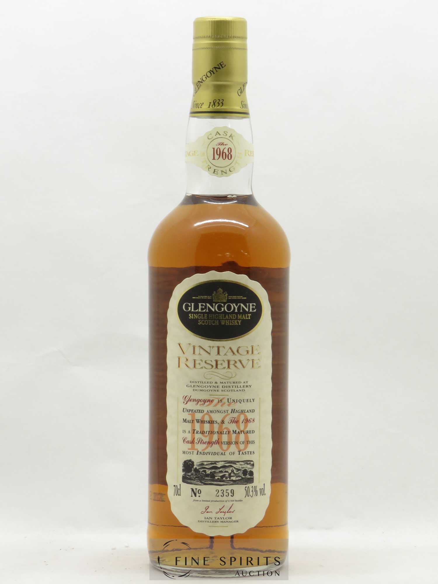 Glengoyne 1968 Of. Vintage Reserve (70cl.) - Lot de 1 bouteille - 1