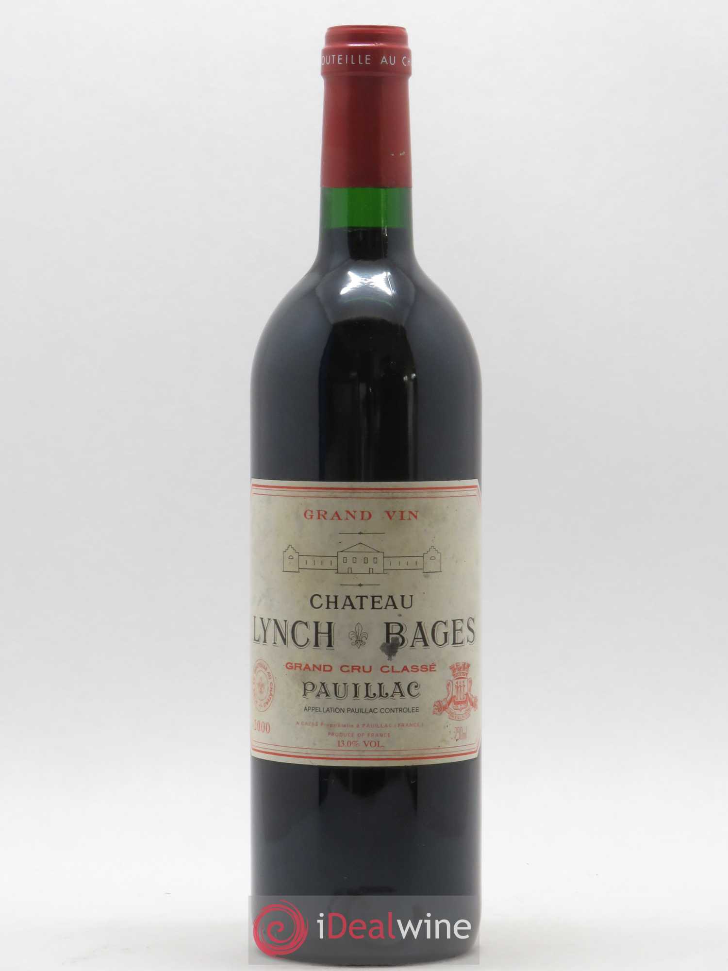 Château Lynch Bages 5ème Grand Cru Classé 2000 - Lot de 1 bouteille - 0