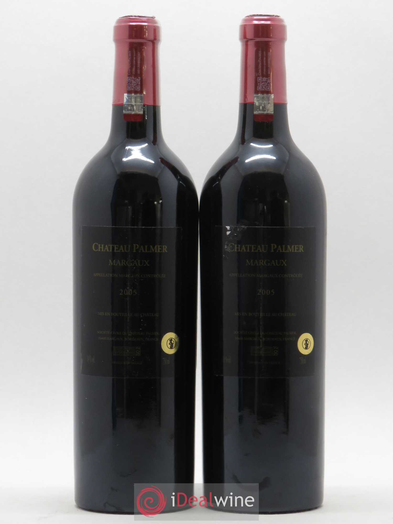 Château Palmer 3ème Grand Cru Classé 2005 - Lot de 2 bouteilles - 1