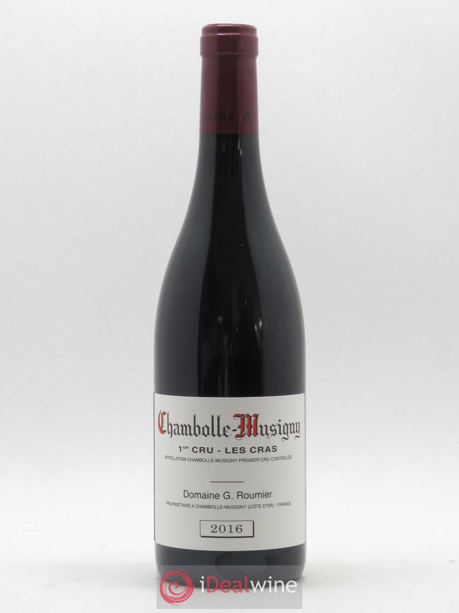 Chambolle-Musigny 1er Cru Les Cras Georges Roumier (Domaine) 2016 - Lot de 1 bouteille - 0