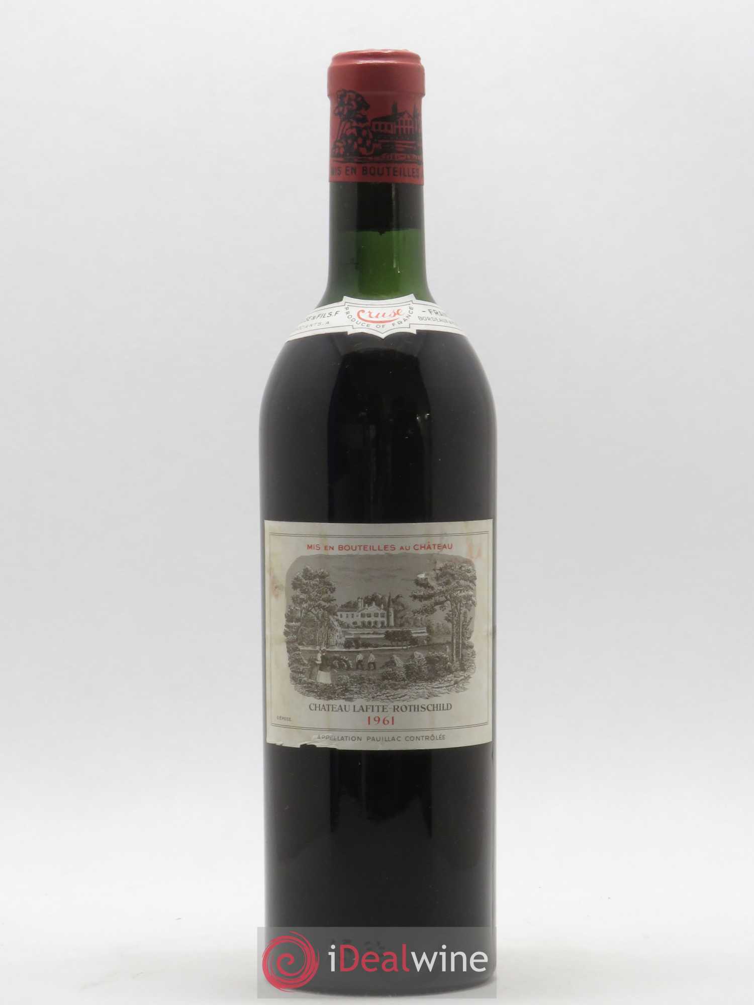 Château Lafite Rothschild 1er Grand Cru Classé 1961 - Lot de 1 bouteille - 0
